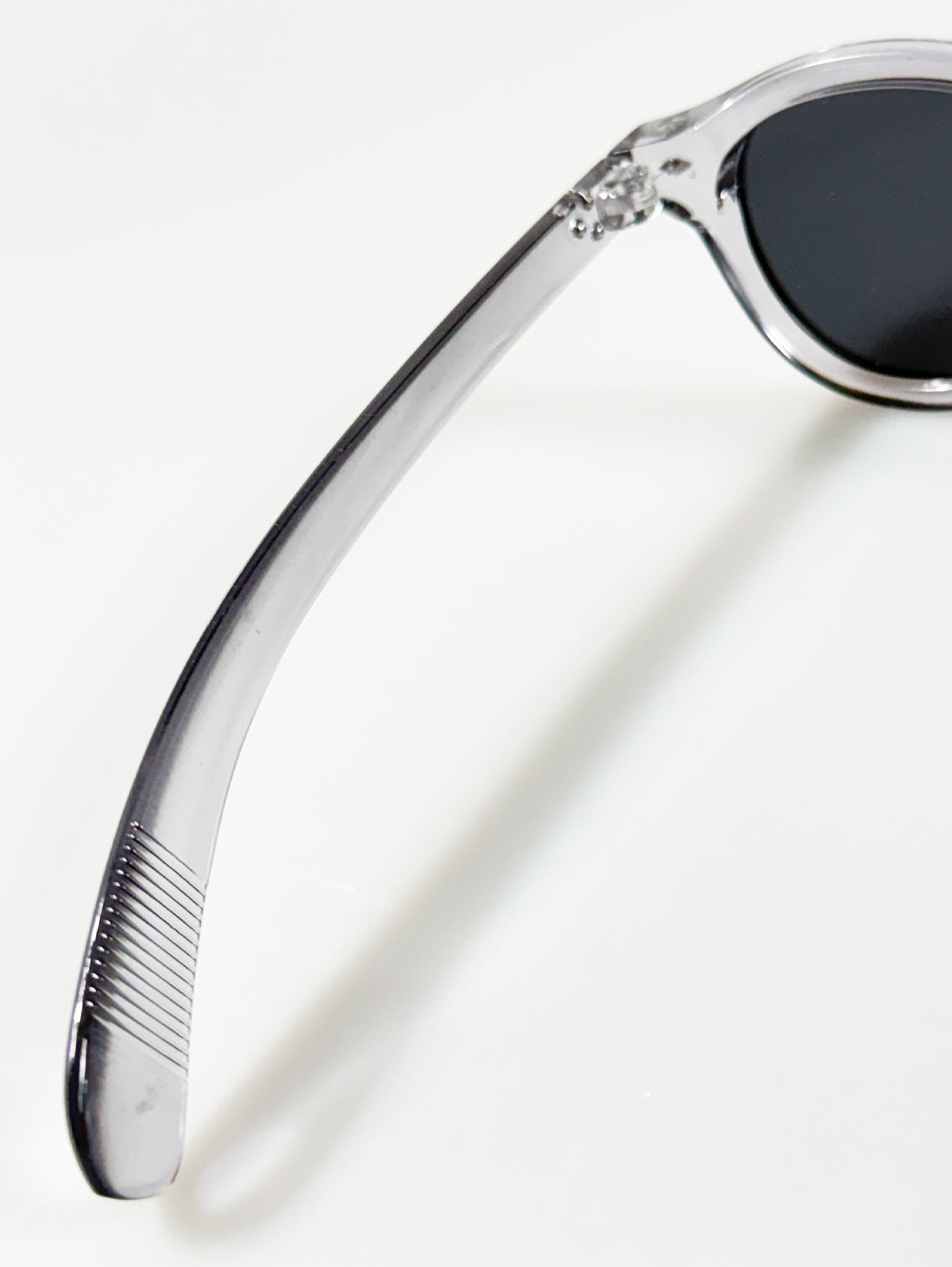 Smoke Clear Bold Round Oval Sunglasses
