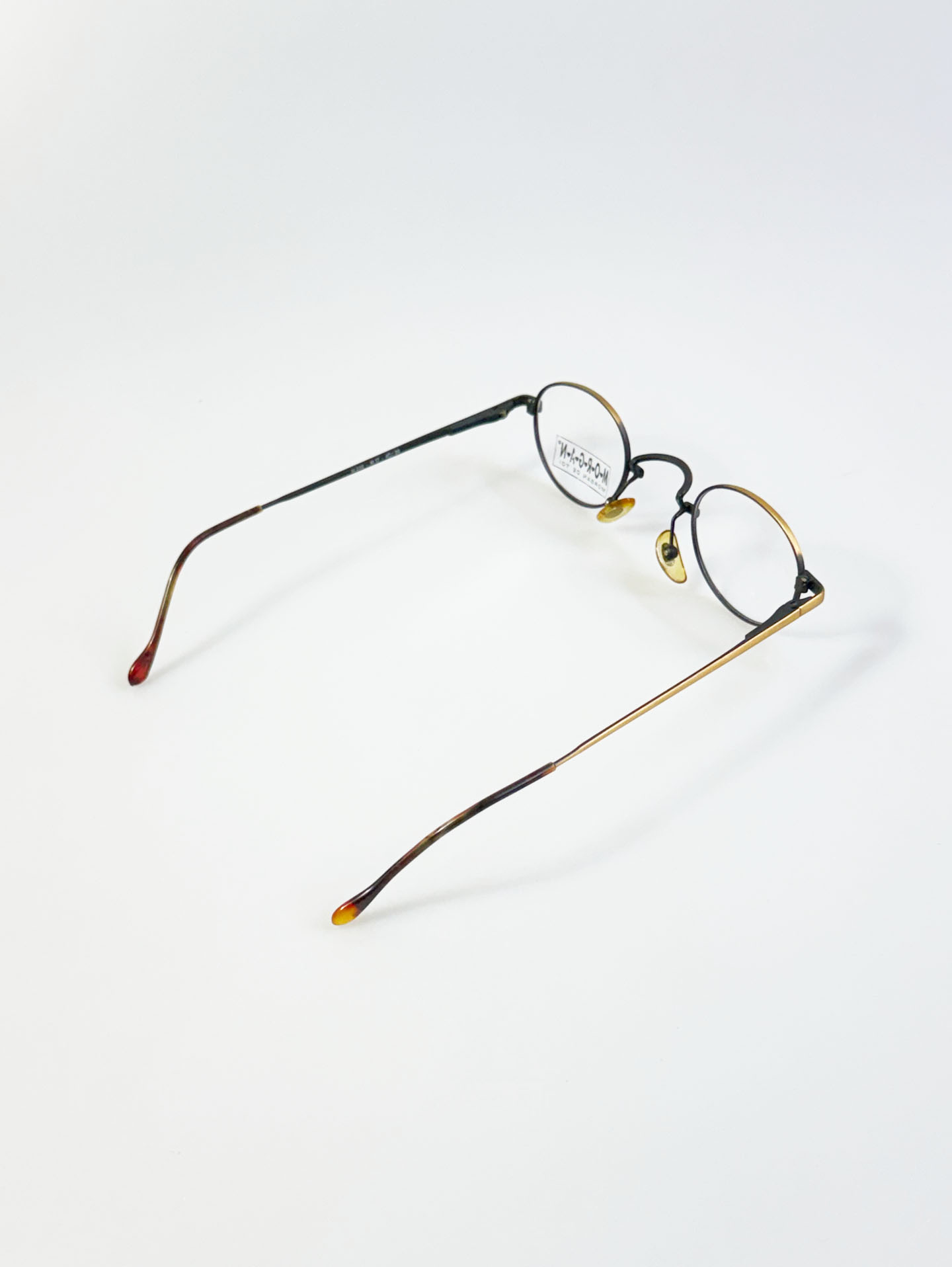 90’s MORGAN Classic Slim Oval Metal Glasses