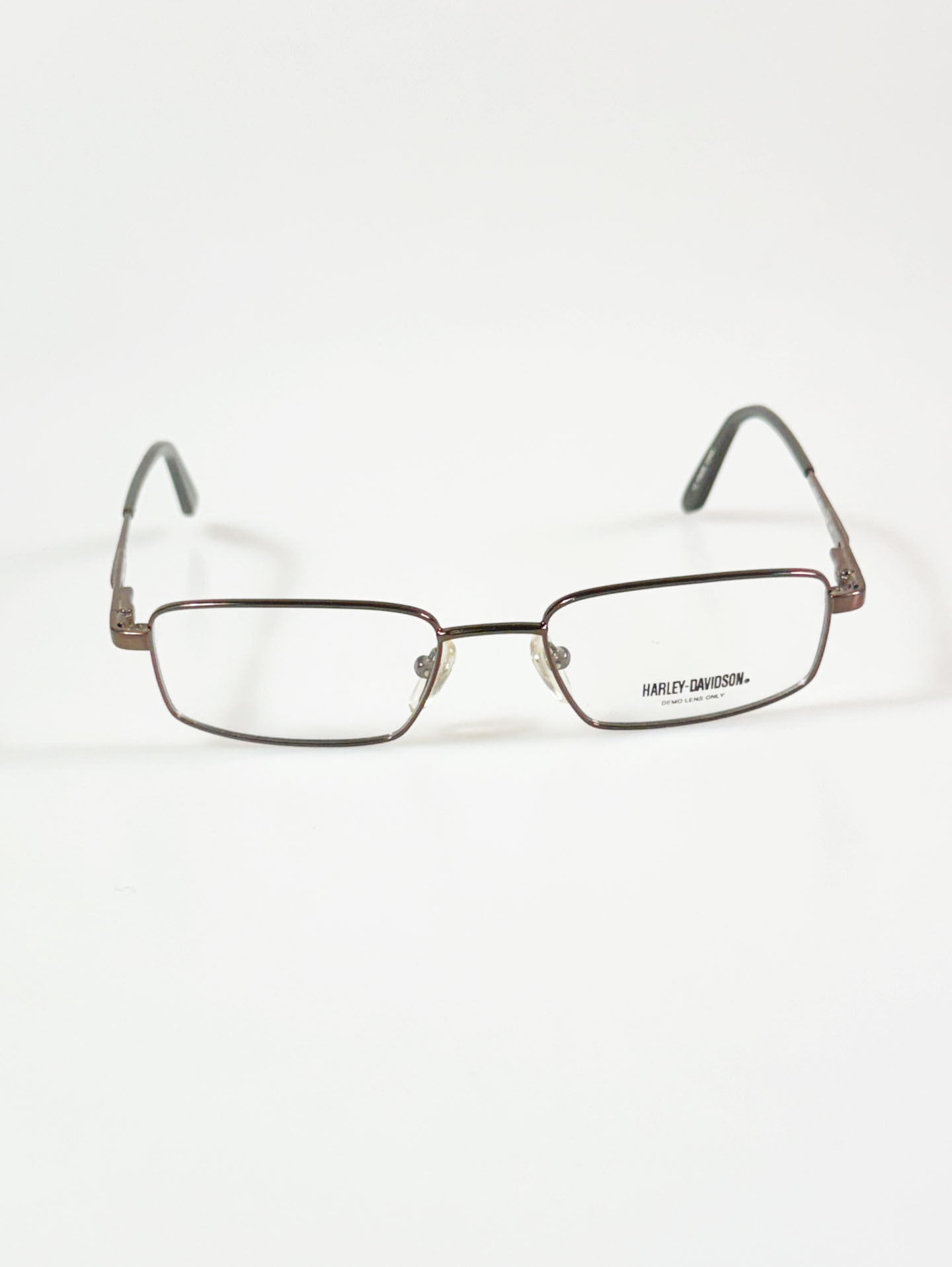 HARLEY-DAVIDSON Slim Square Metal Frame Glasses