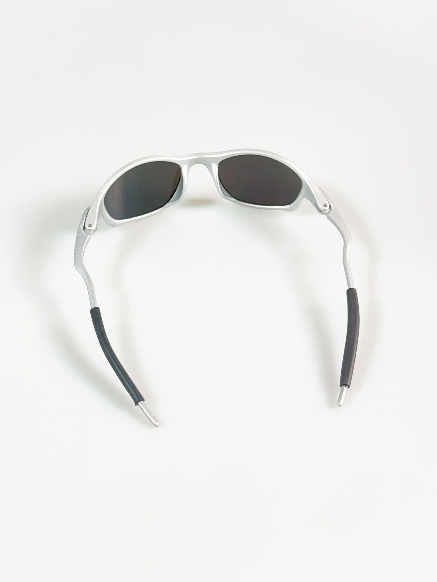 Silver Wraparound Sport Shield Frame Sunglasses