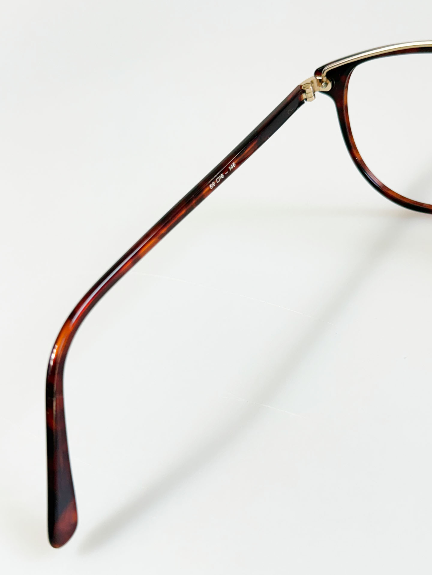 90's CHARLES JOURDAN PARIS Tortoiseshell Browline Square Frame Glasses