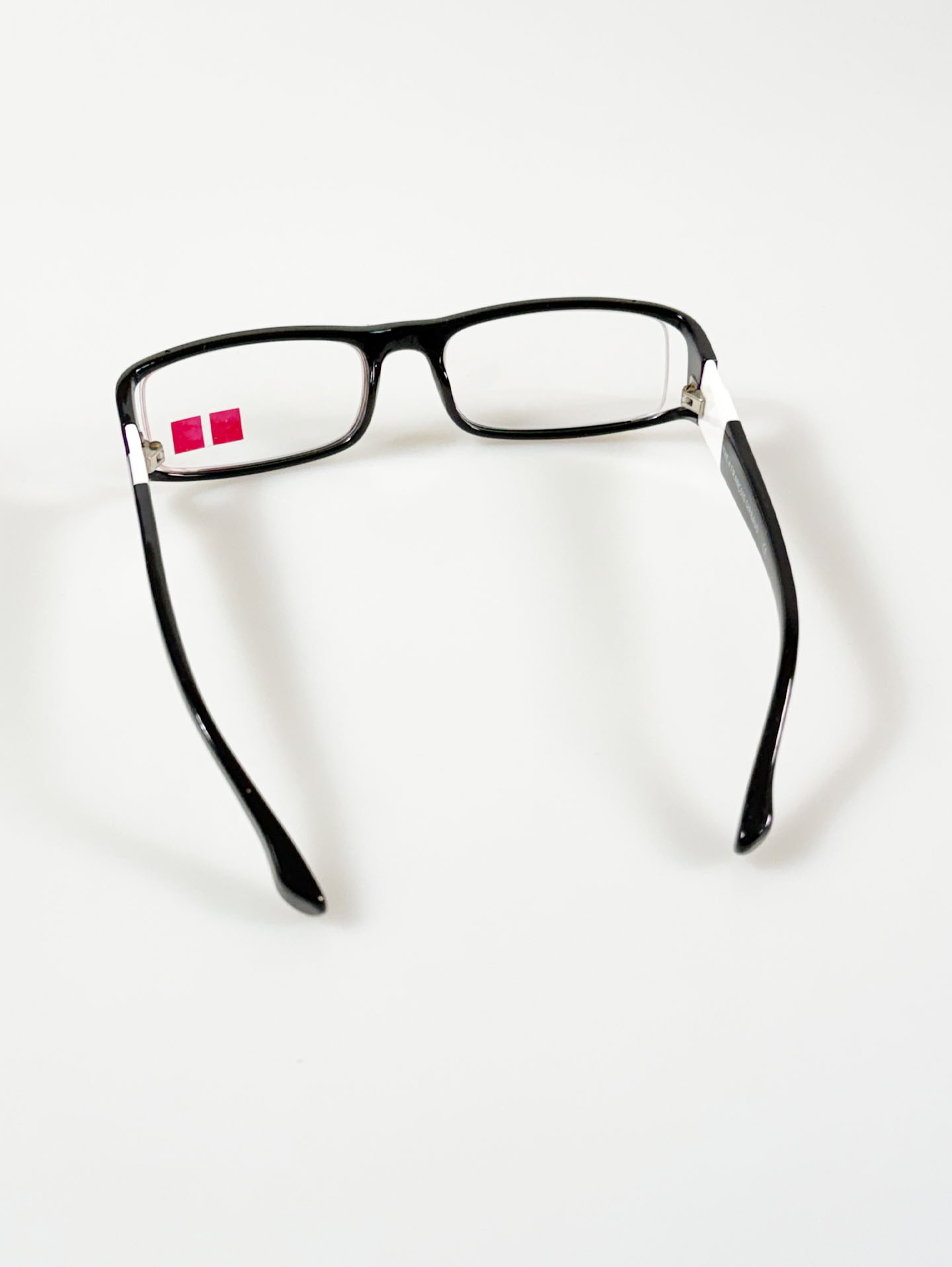 MARITHÉ + FRANÇOIS GIRBAUD Black Square Horn-Rim Glasses