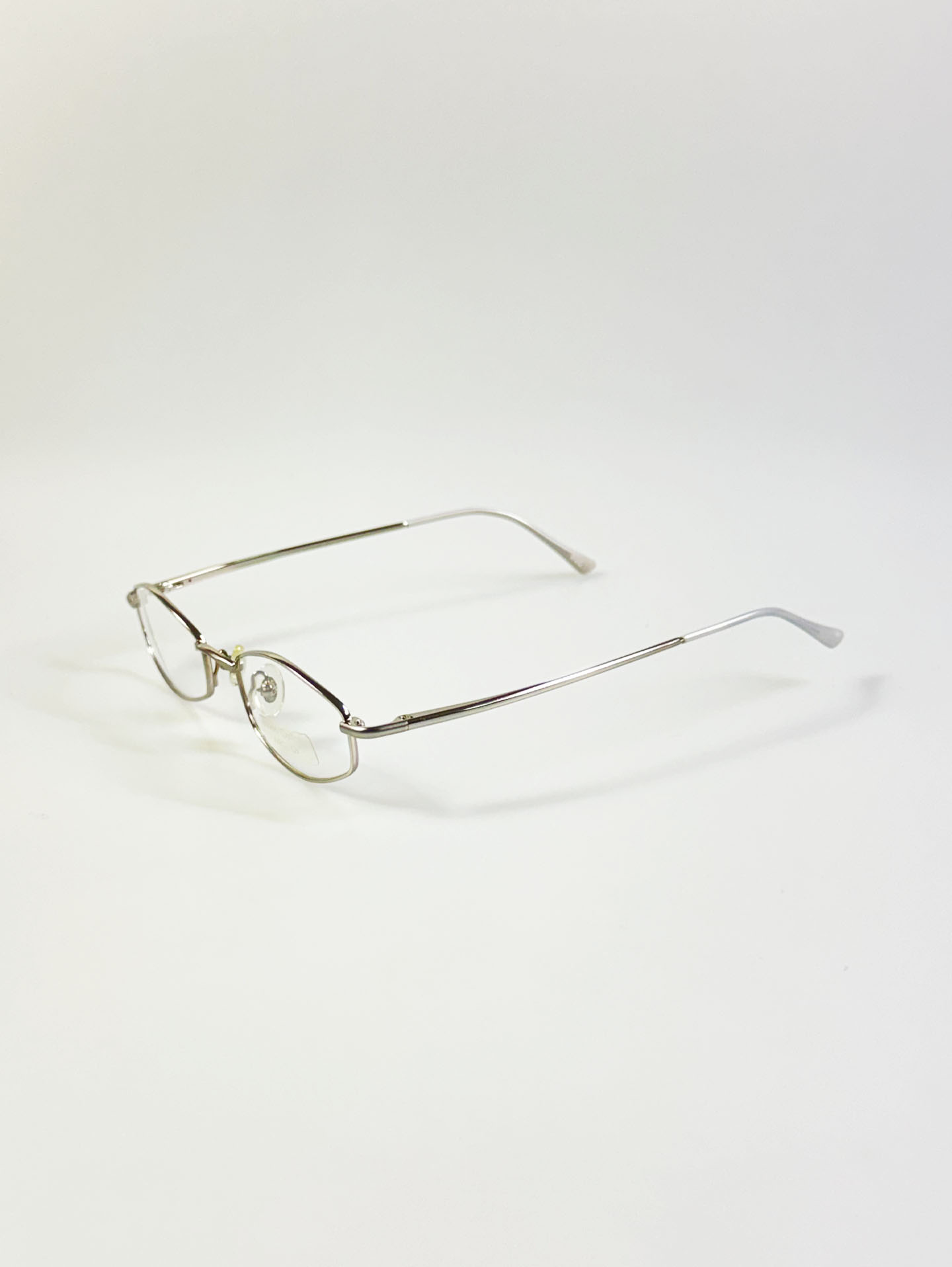 P.S.C FASHION Silver Hexagonal Metal Frame Glasses