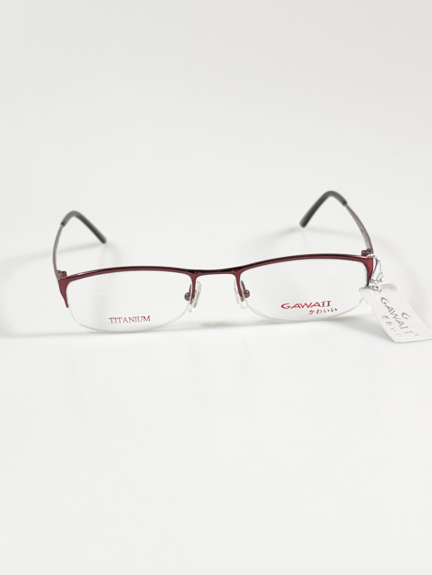 Series 01. GAWAII Vintage Titanium Semi-Rimless Eyewear Collection