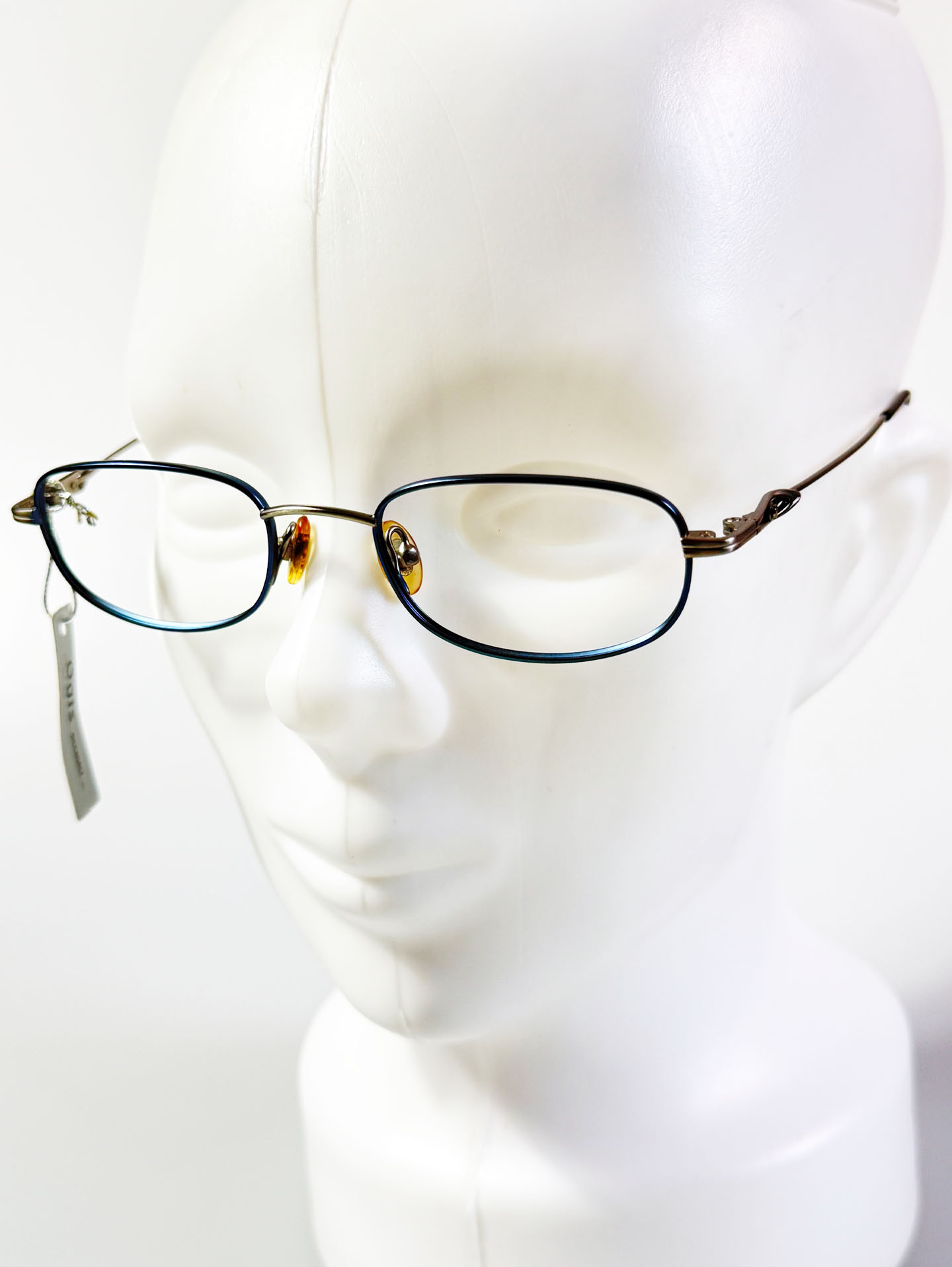 OGIS OCCHIALI Slim Square Two-Tone Metal Frame Glasses
