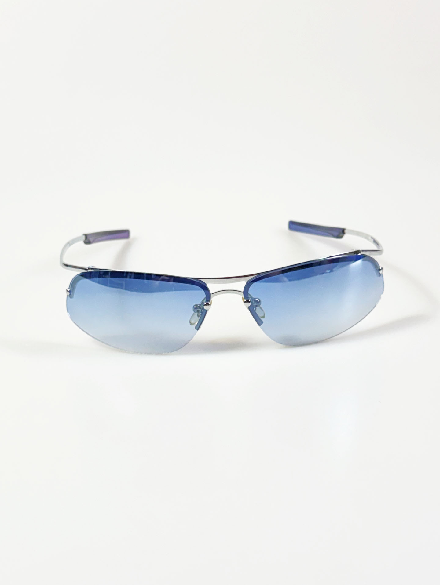 90’s Donkey In NewYork Rimless Square Tinted Sunglasses