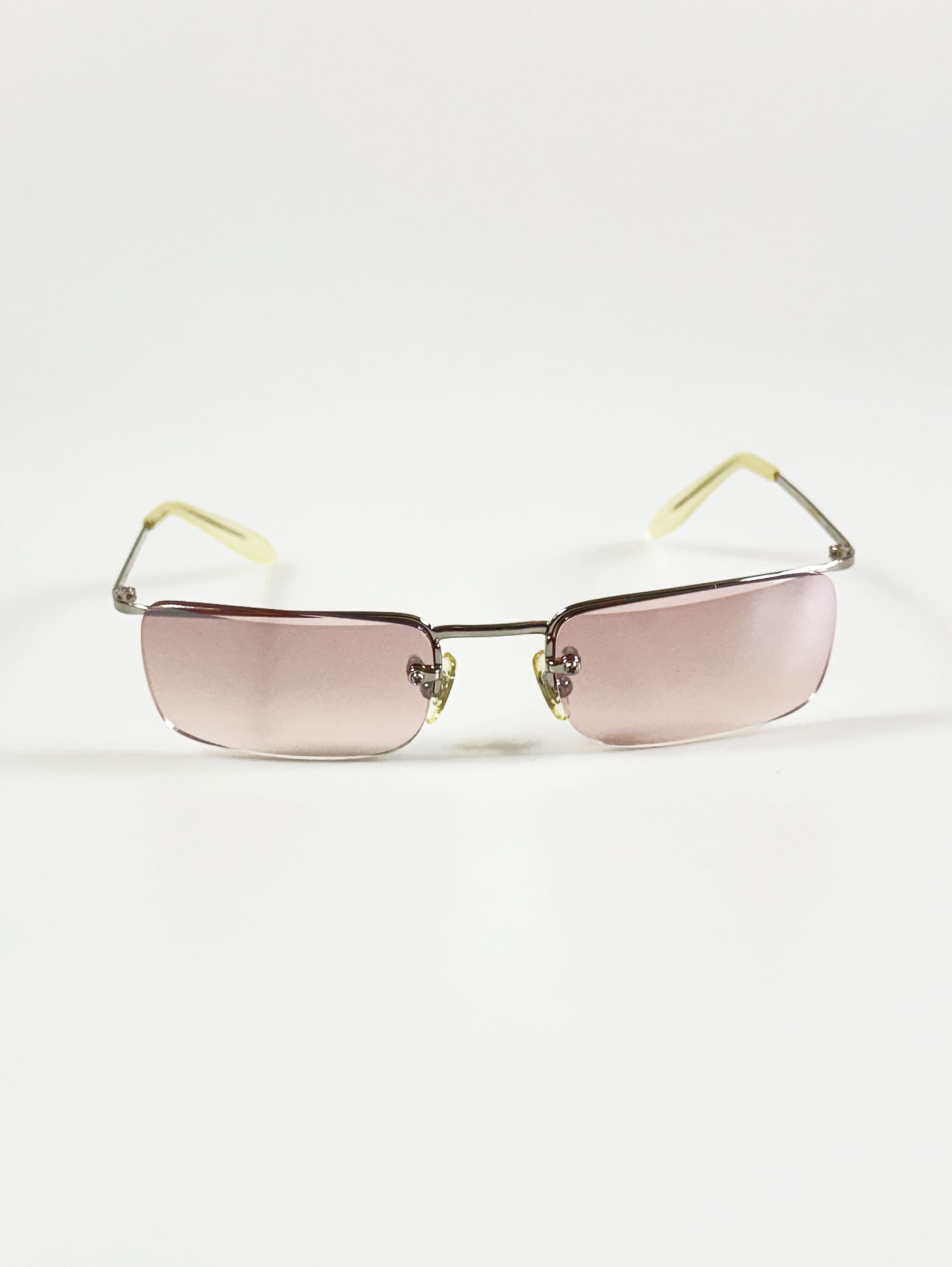 CAPRIO Rimless Square Metal Tint Sunglasses