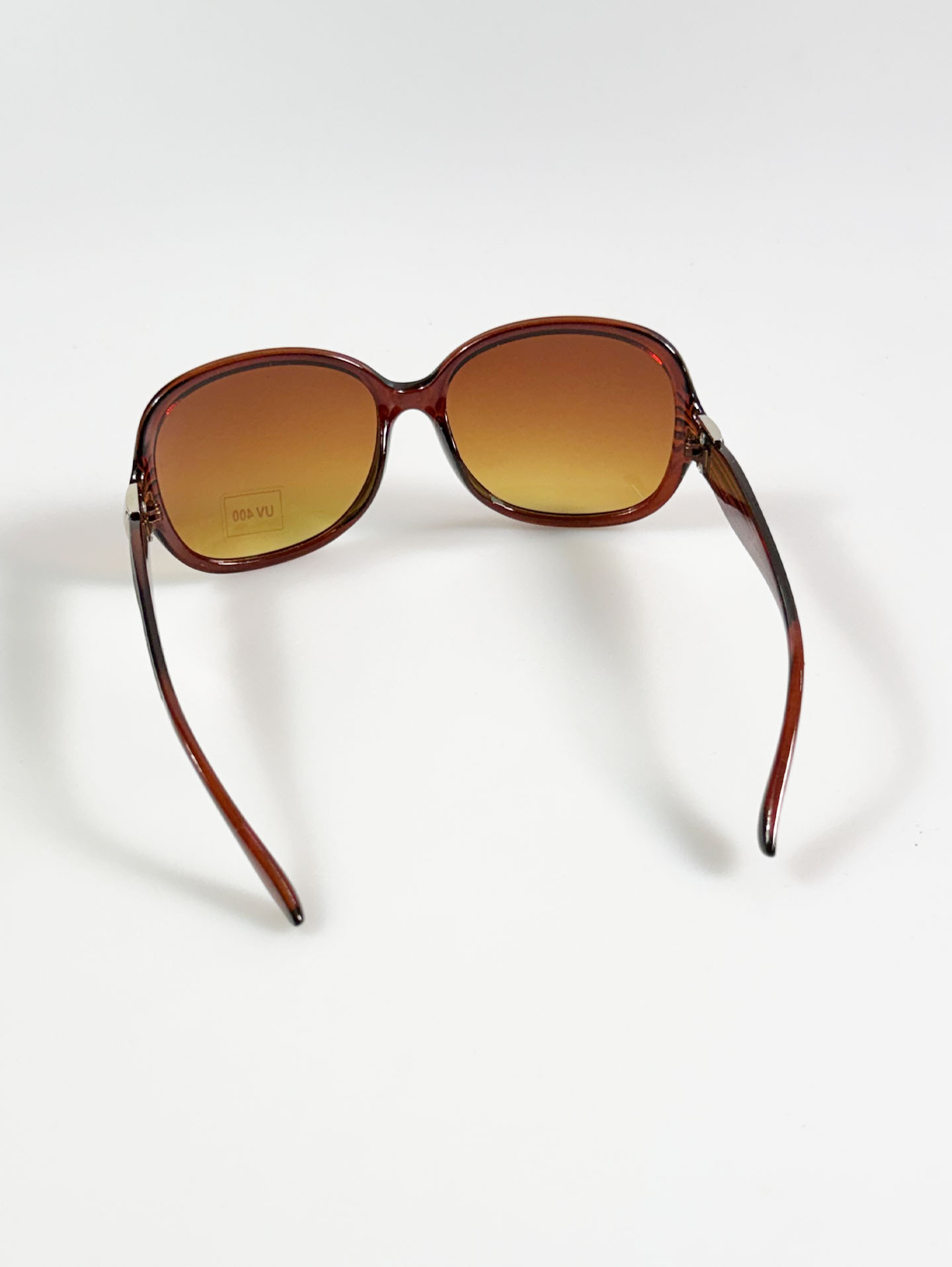 Brown Oversized Bold Oval Tint Sunglasses