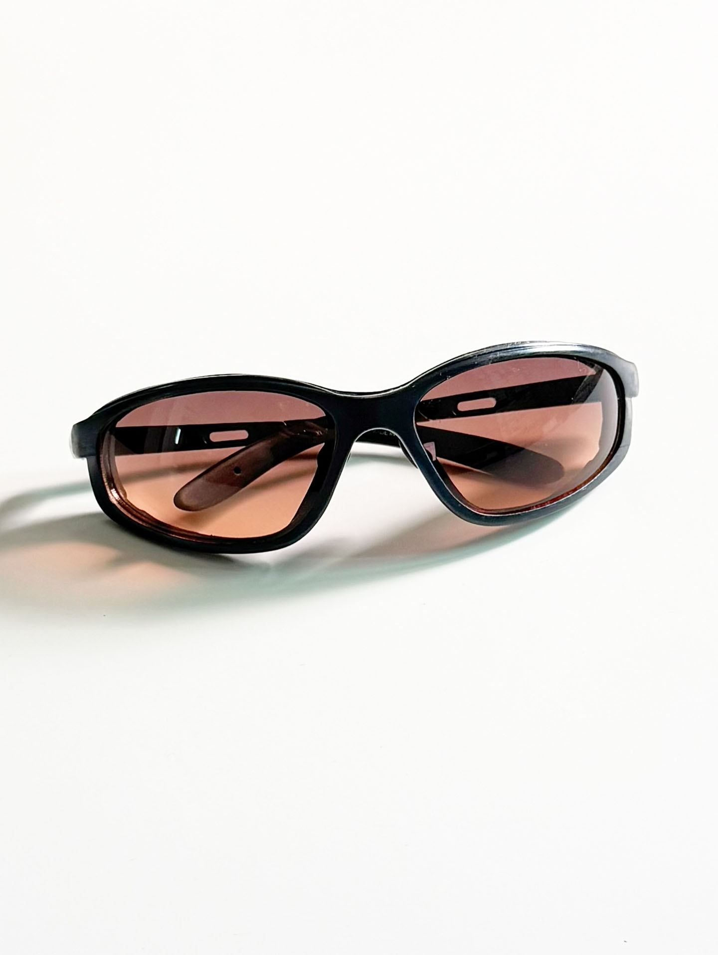 WILEY X Wraparound Metal Frame Magnetic Insert Tint Sunglasses