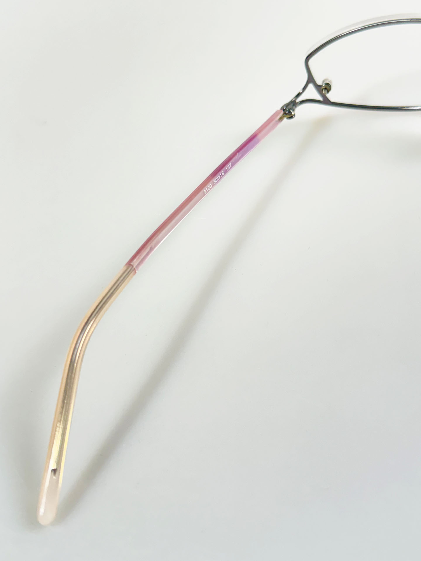 POLESTAR Underrim Silver Oval Metal Glasses