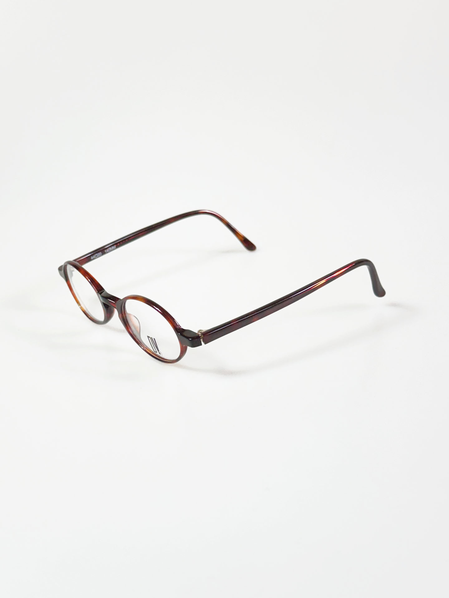 90's DEJAVU Oval Tortoise Horn-Rim Frame Glasses