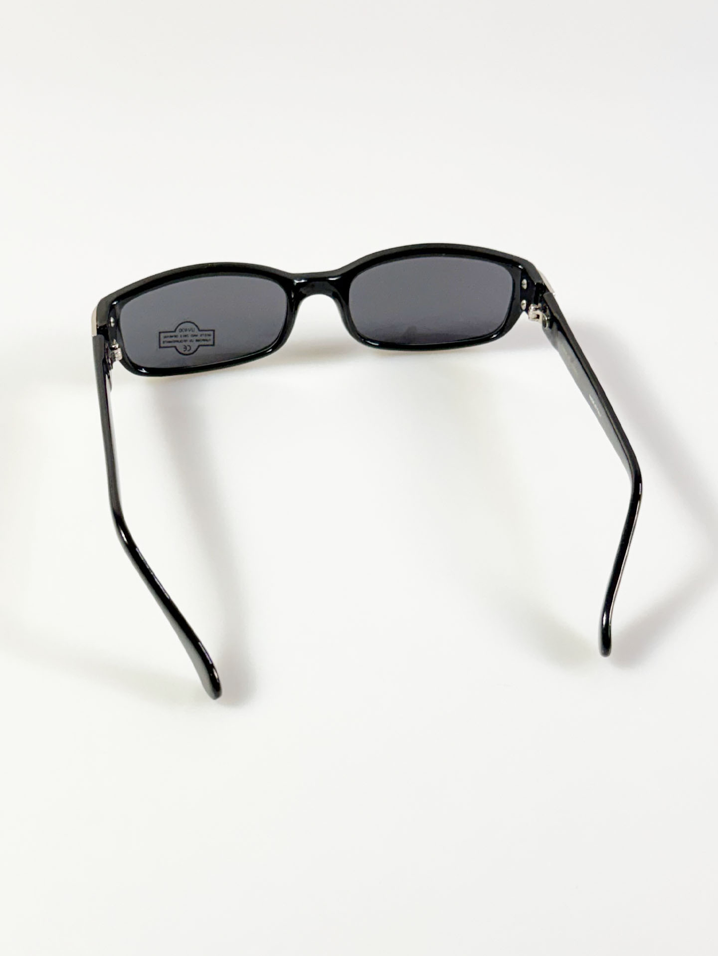 90’s GUESS Black Bold Square Frame Sunglasses