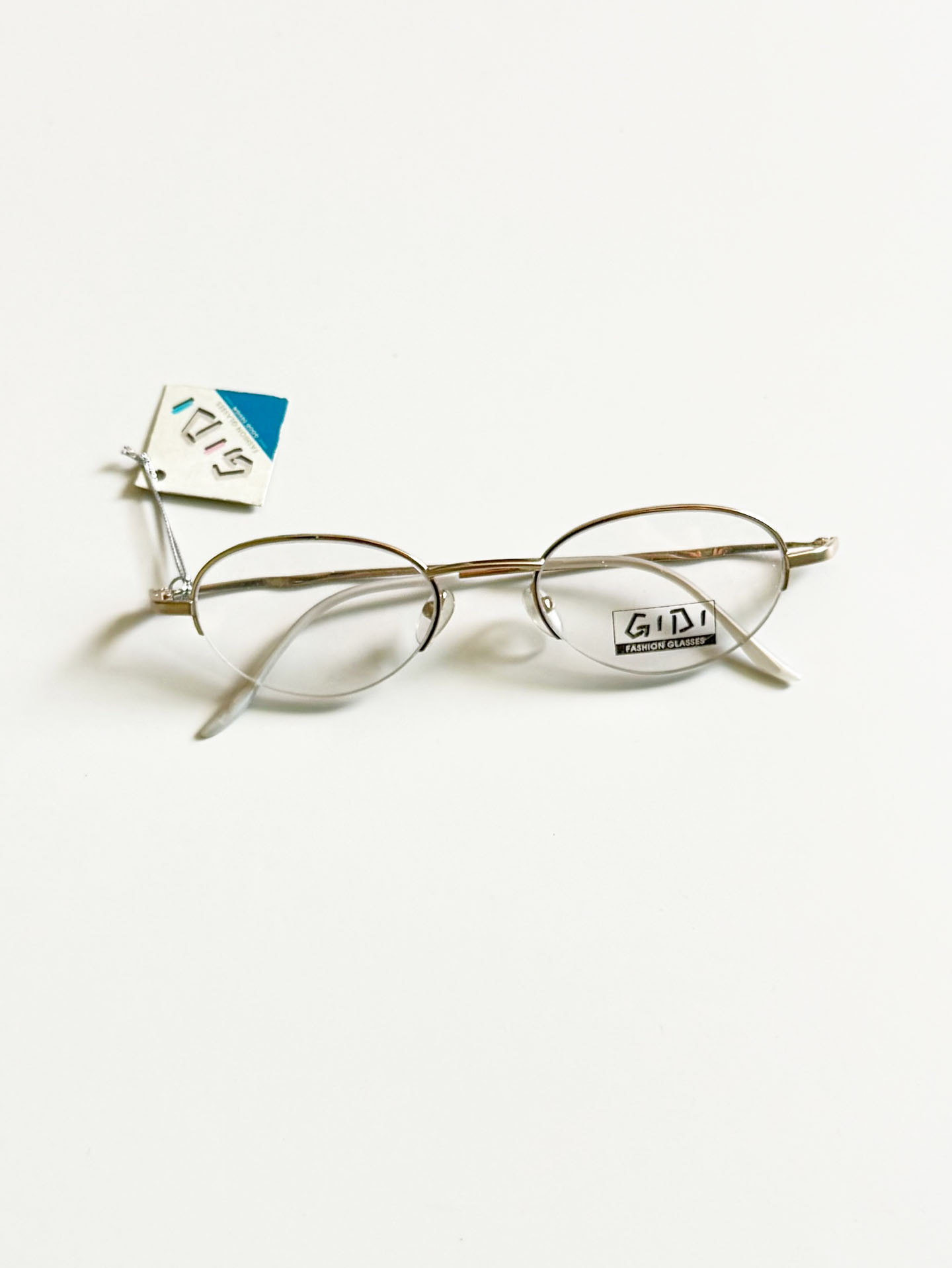 Moya New York Gold Square Rimless Metal Glasses