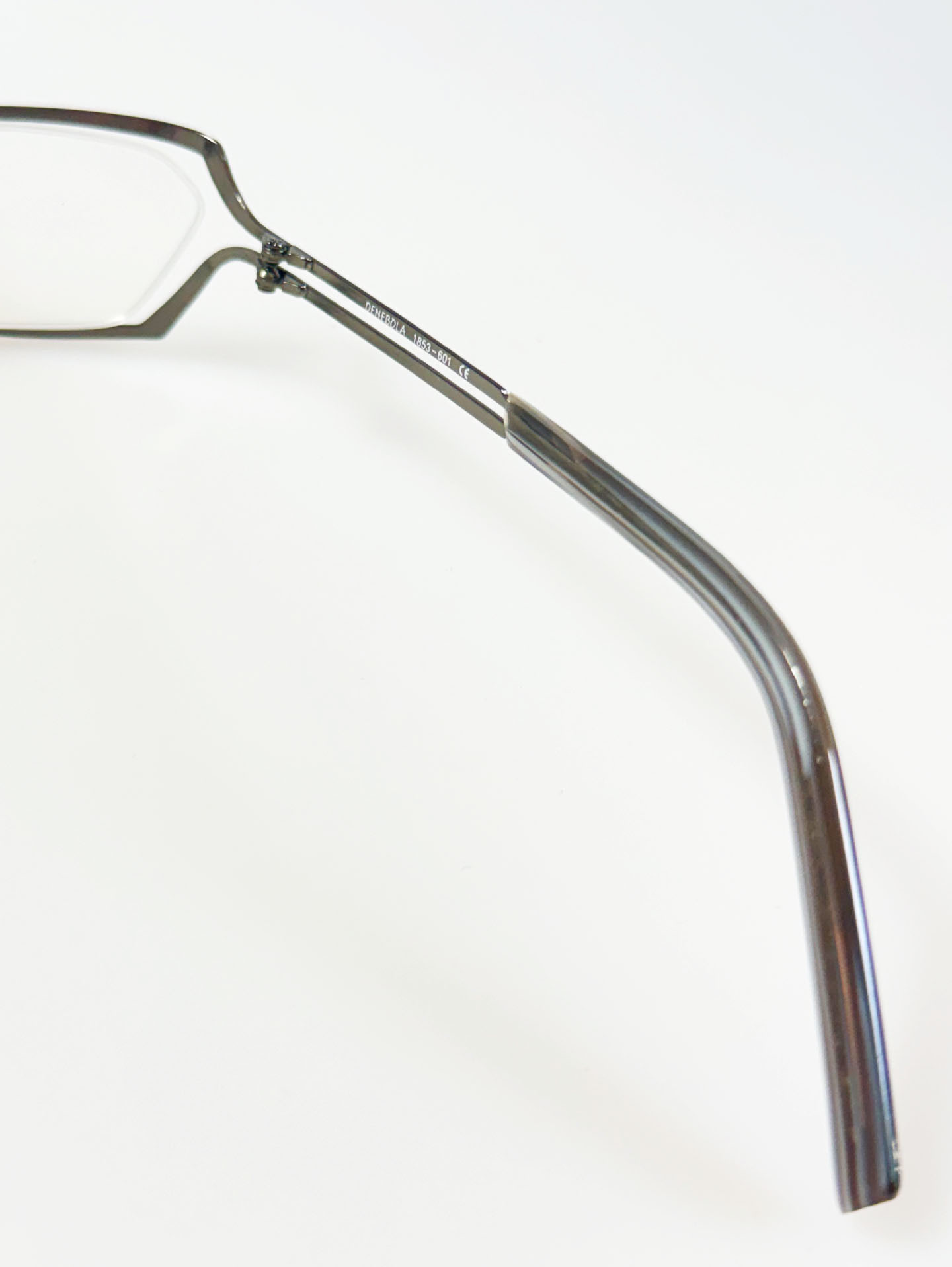 DENEBOLA Black & Silver Geometric Rectangular Glasses Collection / 2 Colors