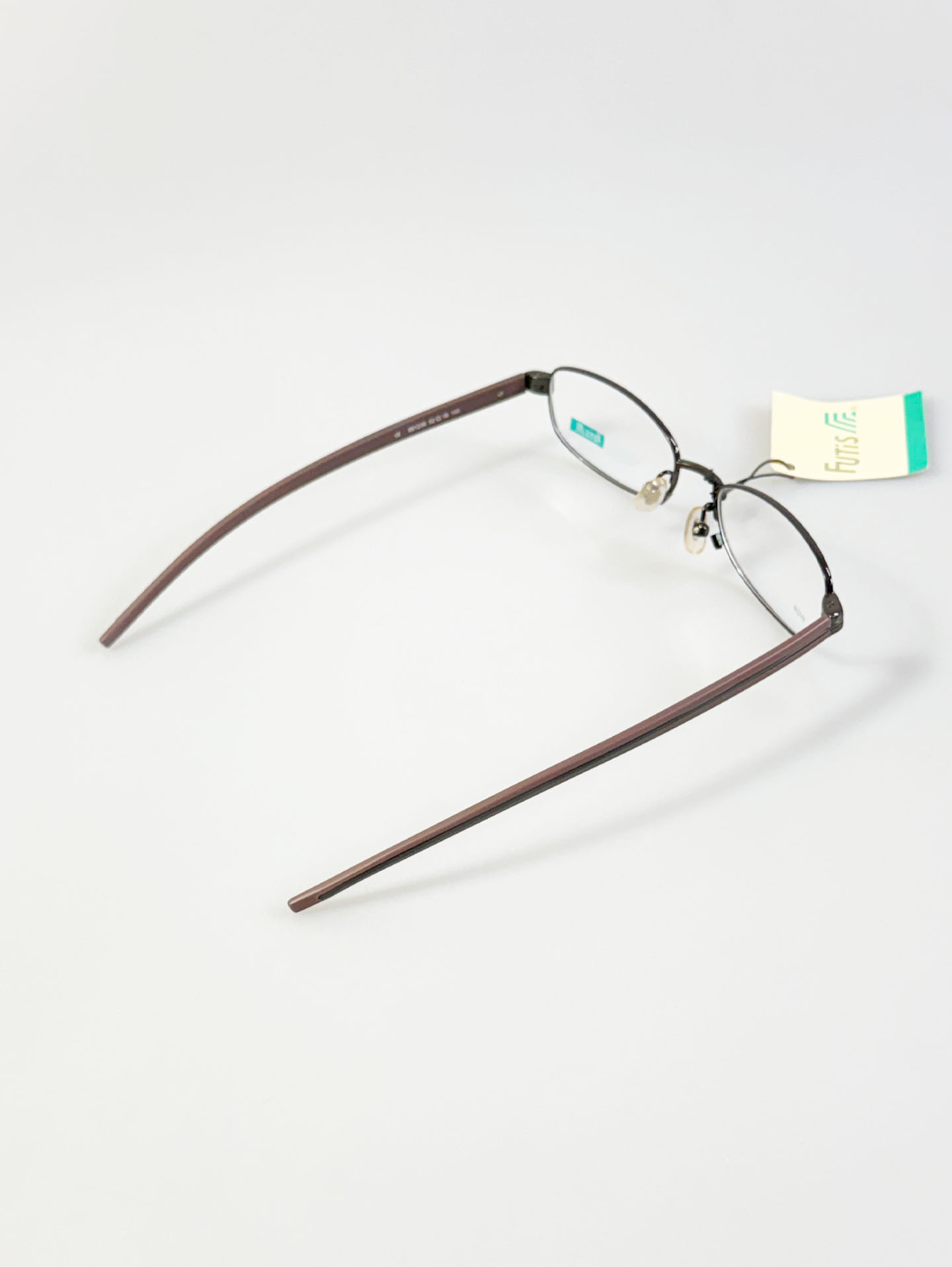 FUTIS Slim Square Gunmetal Glasses