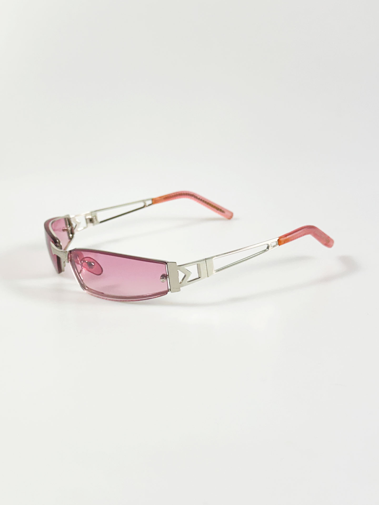 Rimless Square Metal Tint Sunglasses