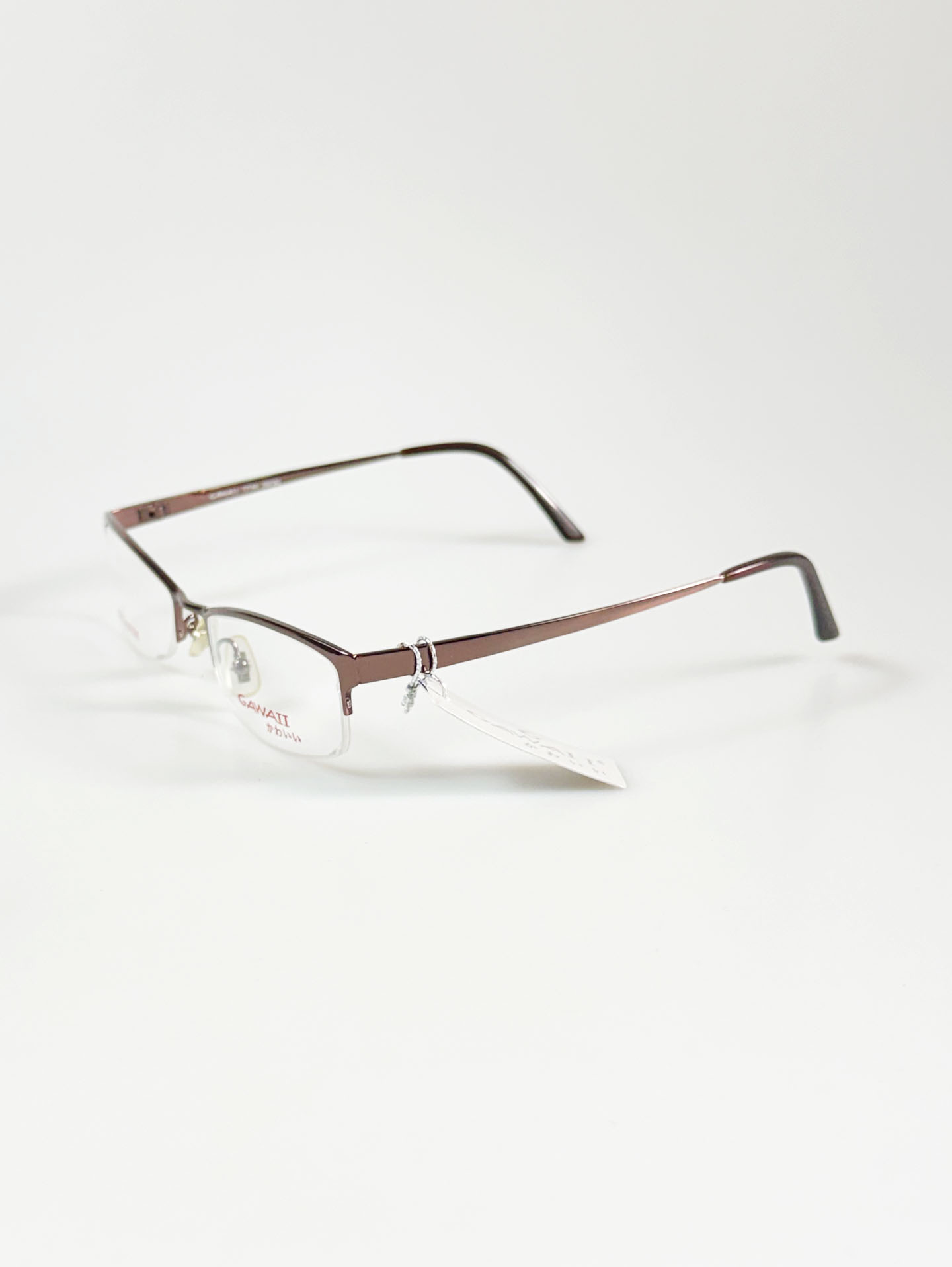Series 01. GAWAII Vintage Titanium Semi-Rimless Eyewear Collection