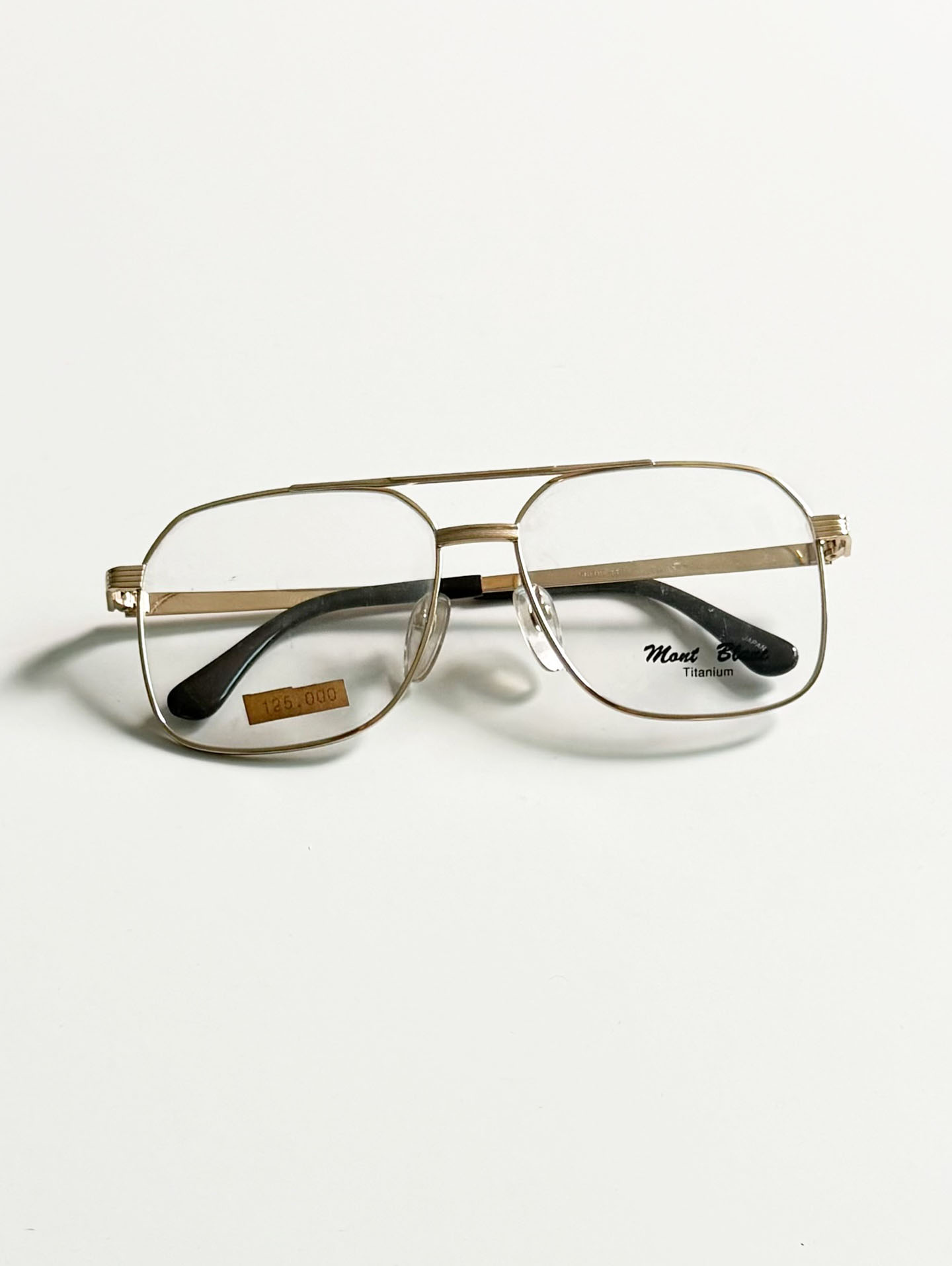 90's Mont Blanc Japan Gold Titanium Boeing Frame Glasses