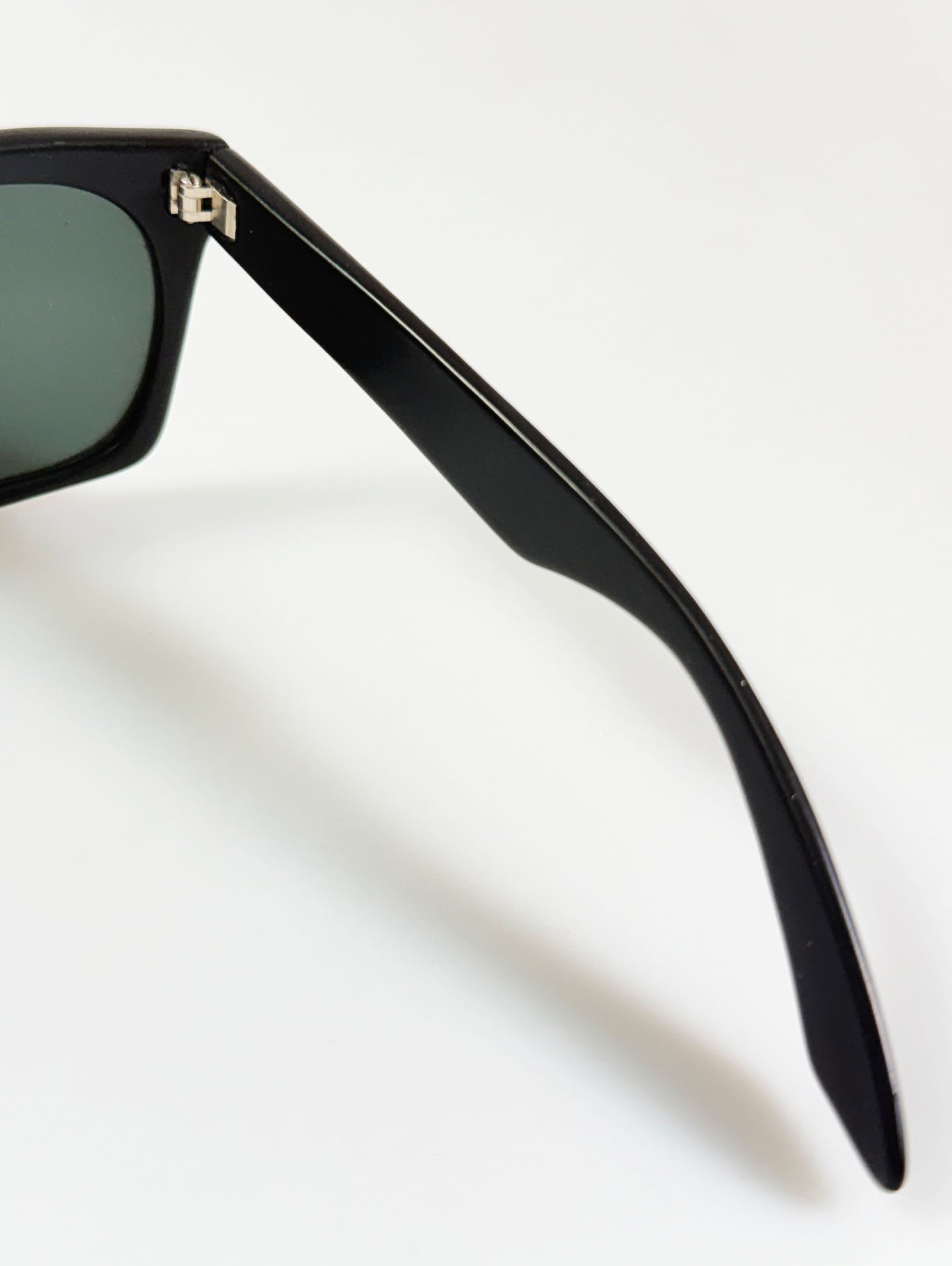 90's PICASO Black Bold Square Frame Sunglasses