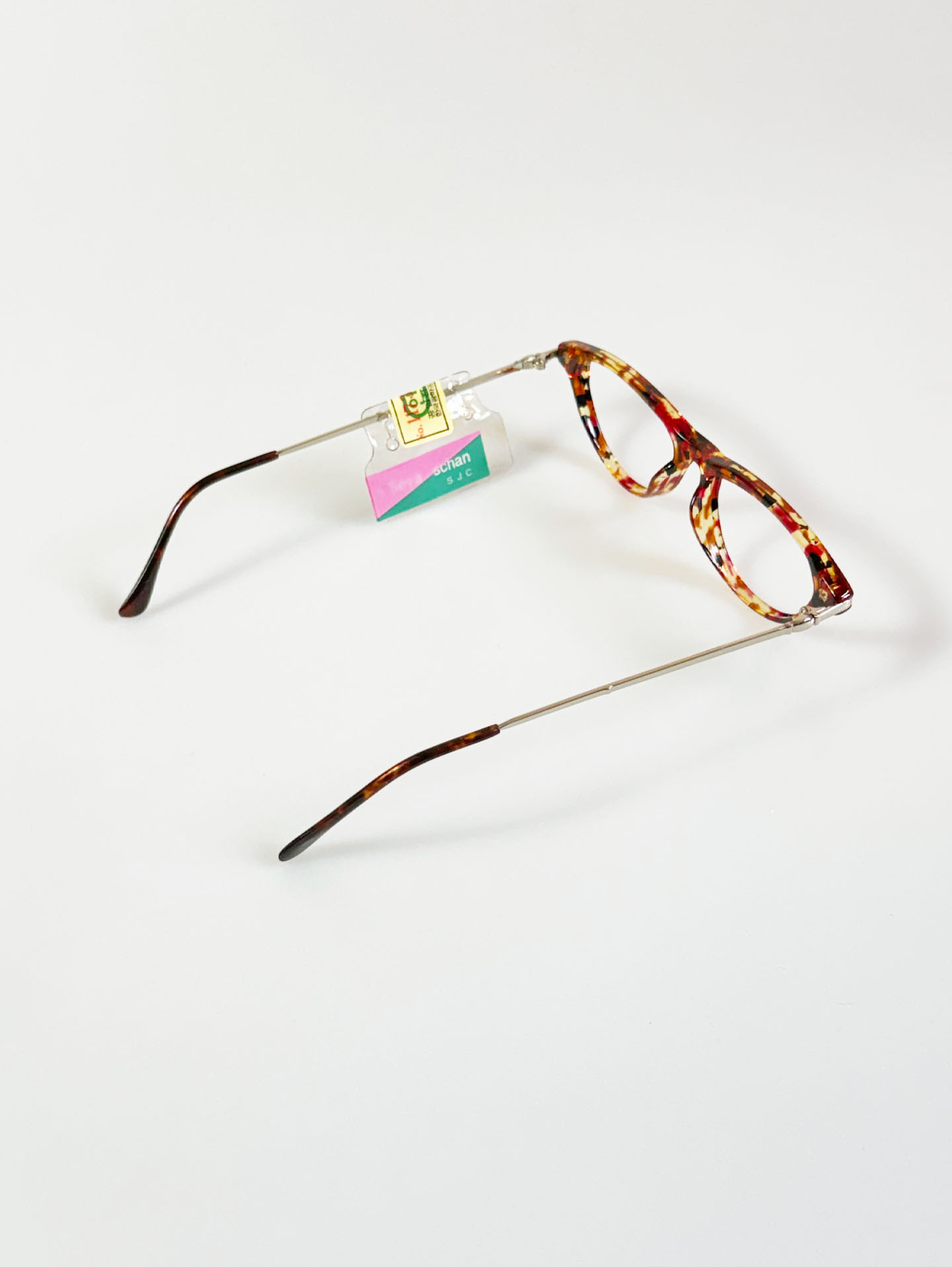 90's SEVA SCHAN Cat-Eye Horn-Rim Frame Glasses