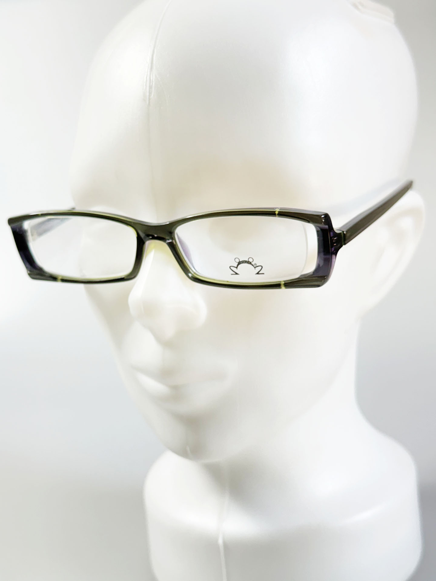 Eye'DC Smoky Square Horn-Rim Glasses