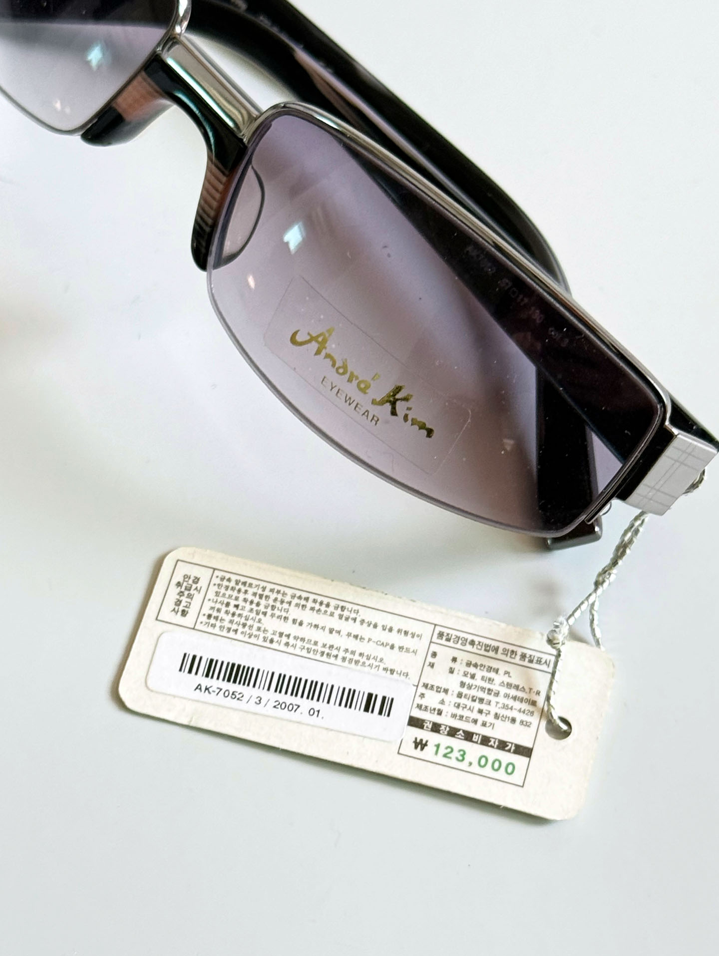 ANDRÉ KIM Semi-Rimless Sunglasses Collection Series 01