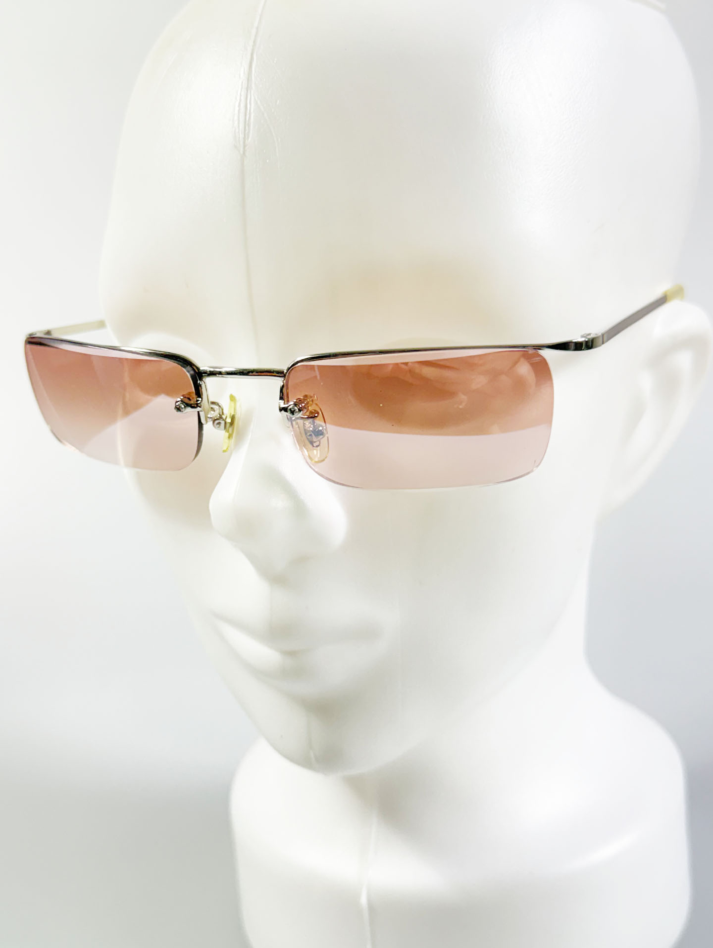 CAPRIO Rimless Square Metal Tint Sunglasses