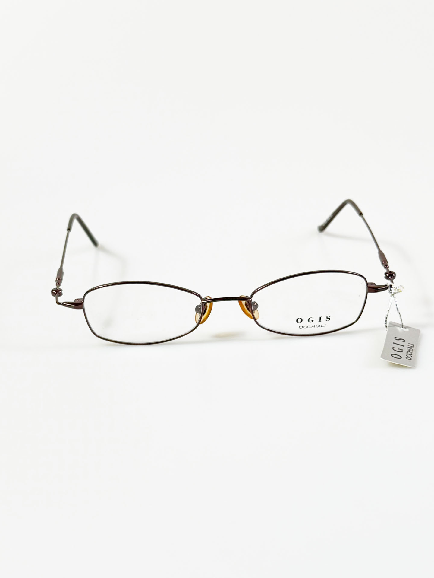 OGIS OCCHIALI Slim Square Metal Frame Glasses