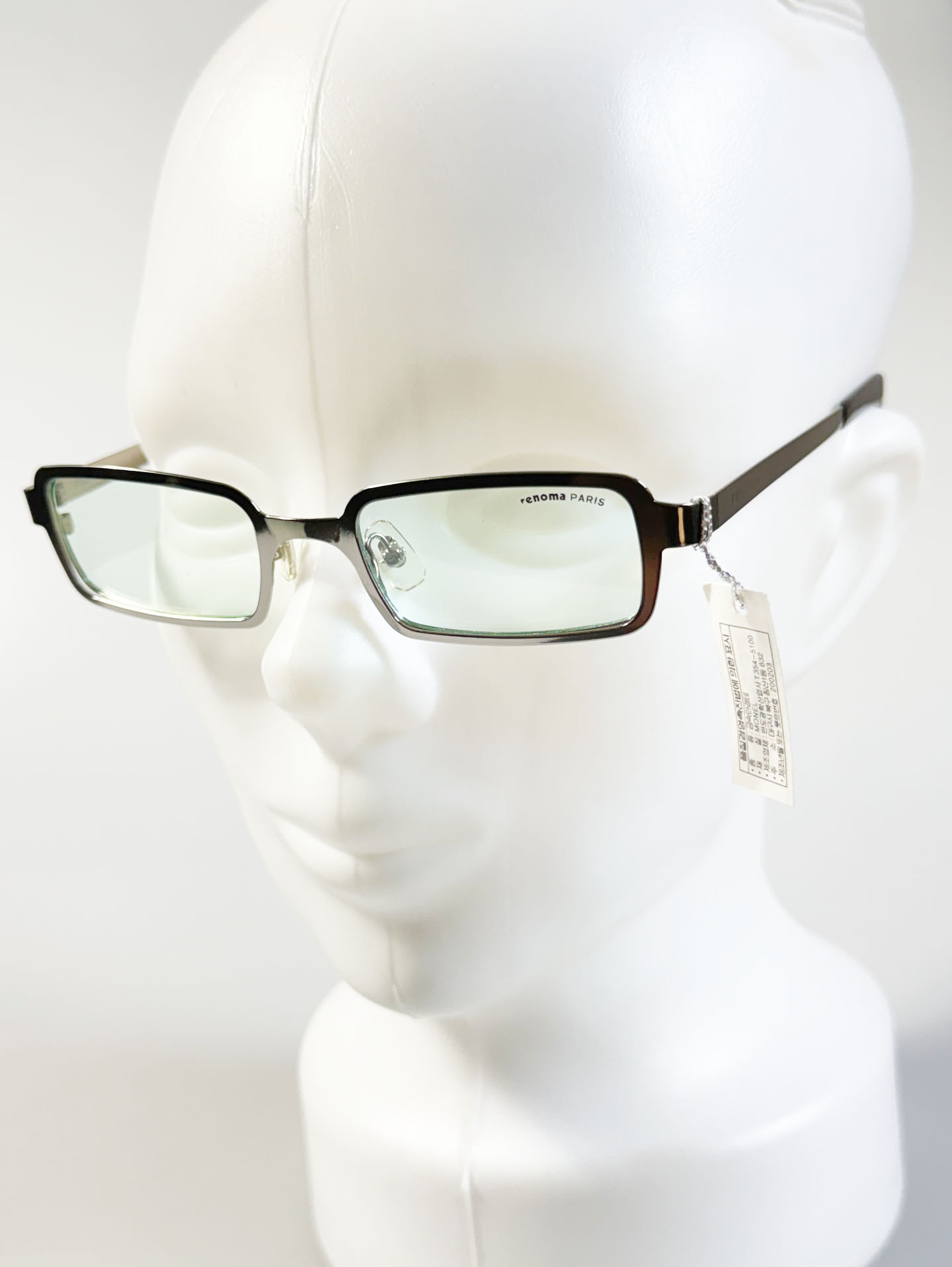 RENOMA PARIS Silver Square Metal Tint Glasses