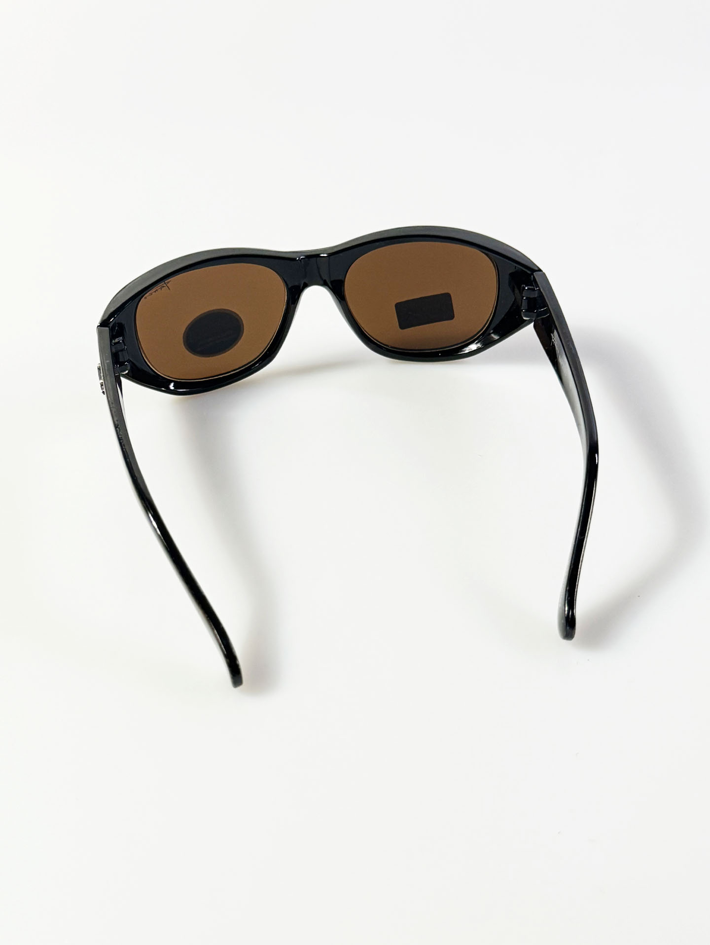 TANGO Brown Woodgrain Optyl Bold Oval Sunglasses