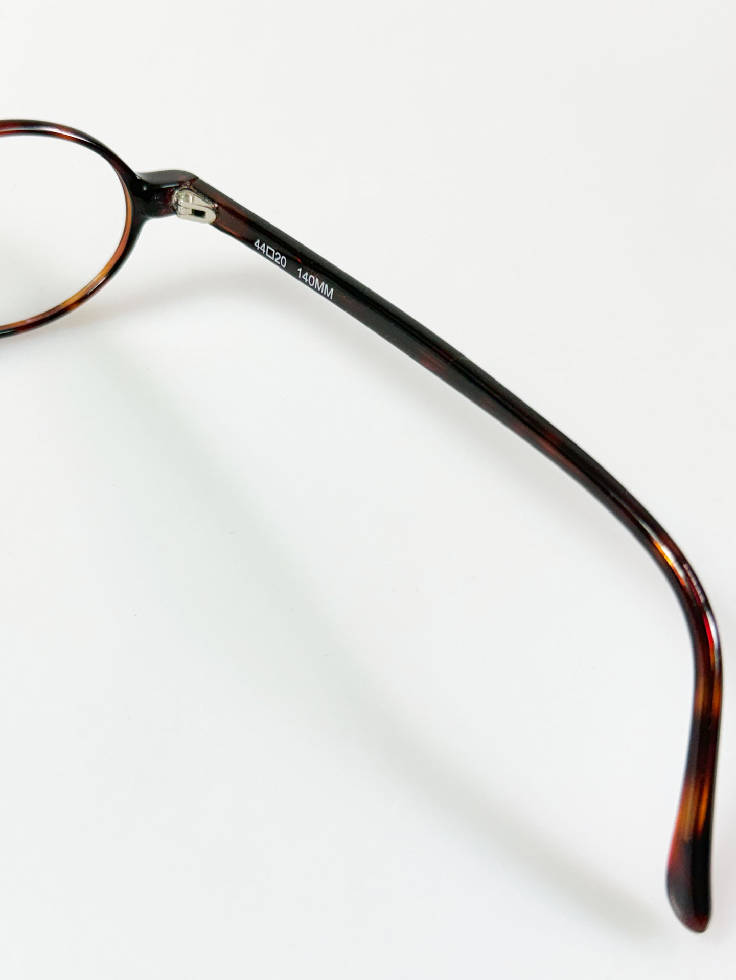 90's DEJAVU Oval Tortoise Horn-Rim Frame Glasses