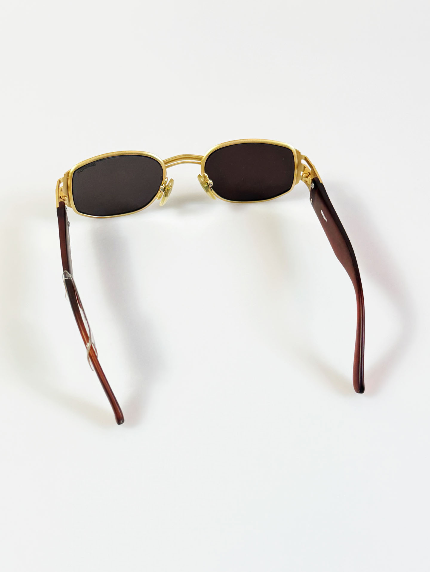 90’s SERENO Gold Metal Square Sunglasses