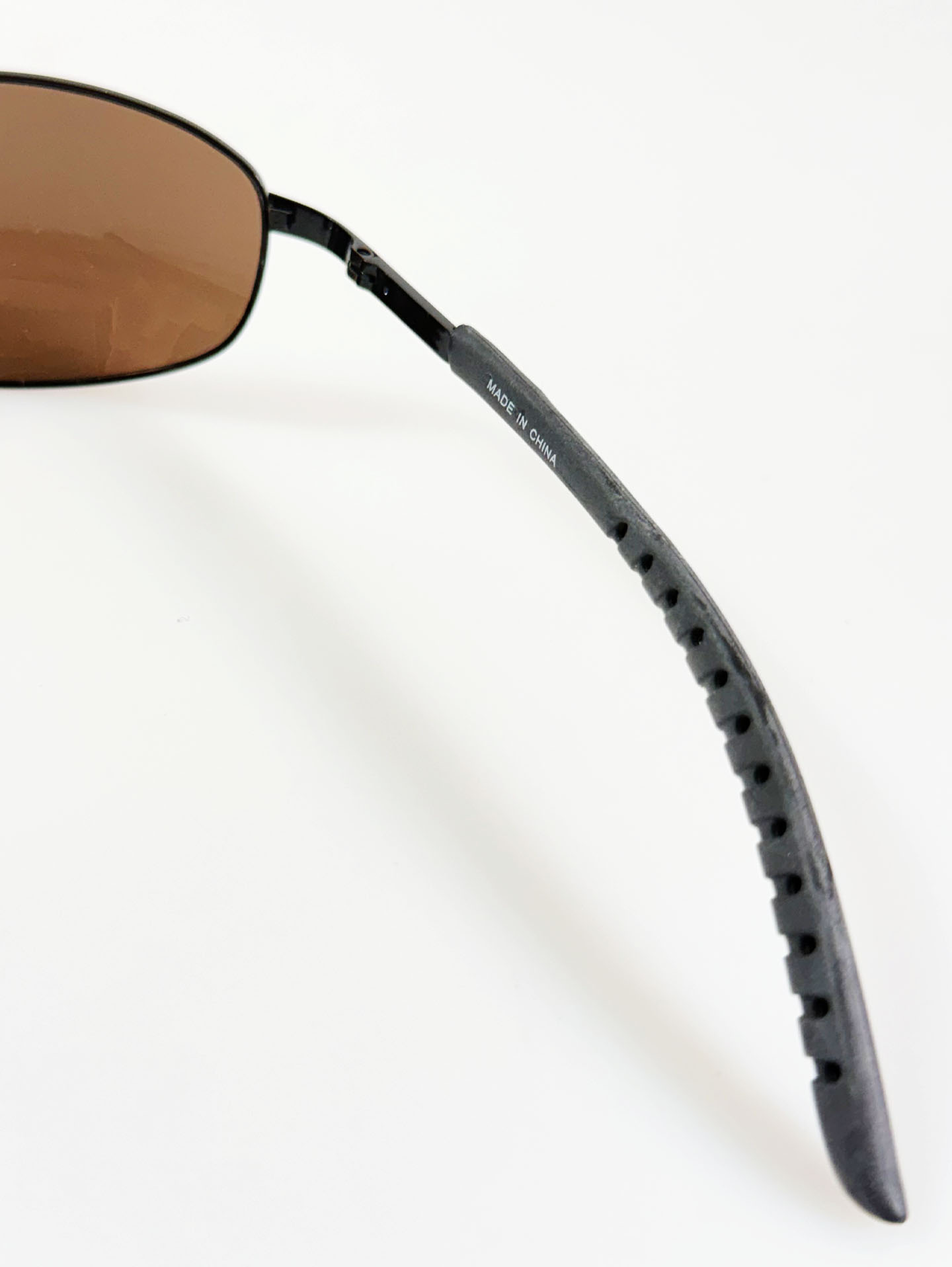 SS EYEWEAR Black Slim Square Metal Tint Sunglasses