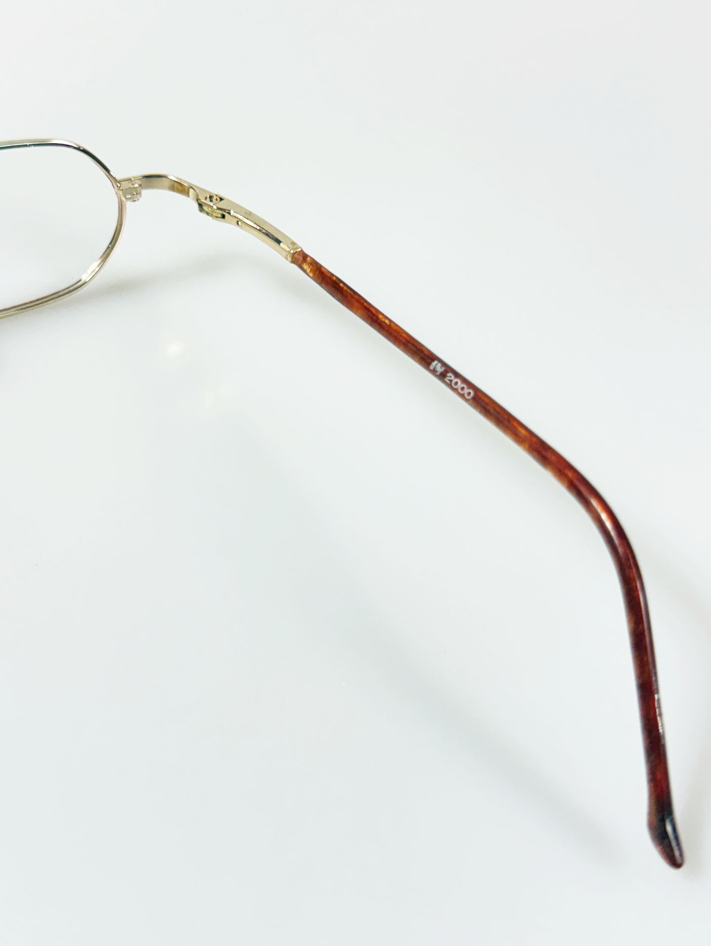 IV2000 Slim Square Combi Metal Frame Glasses