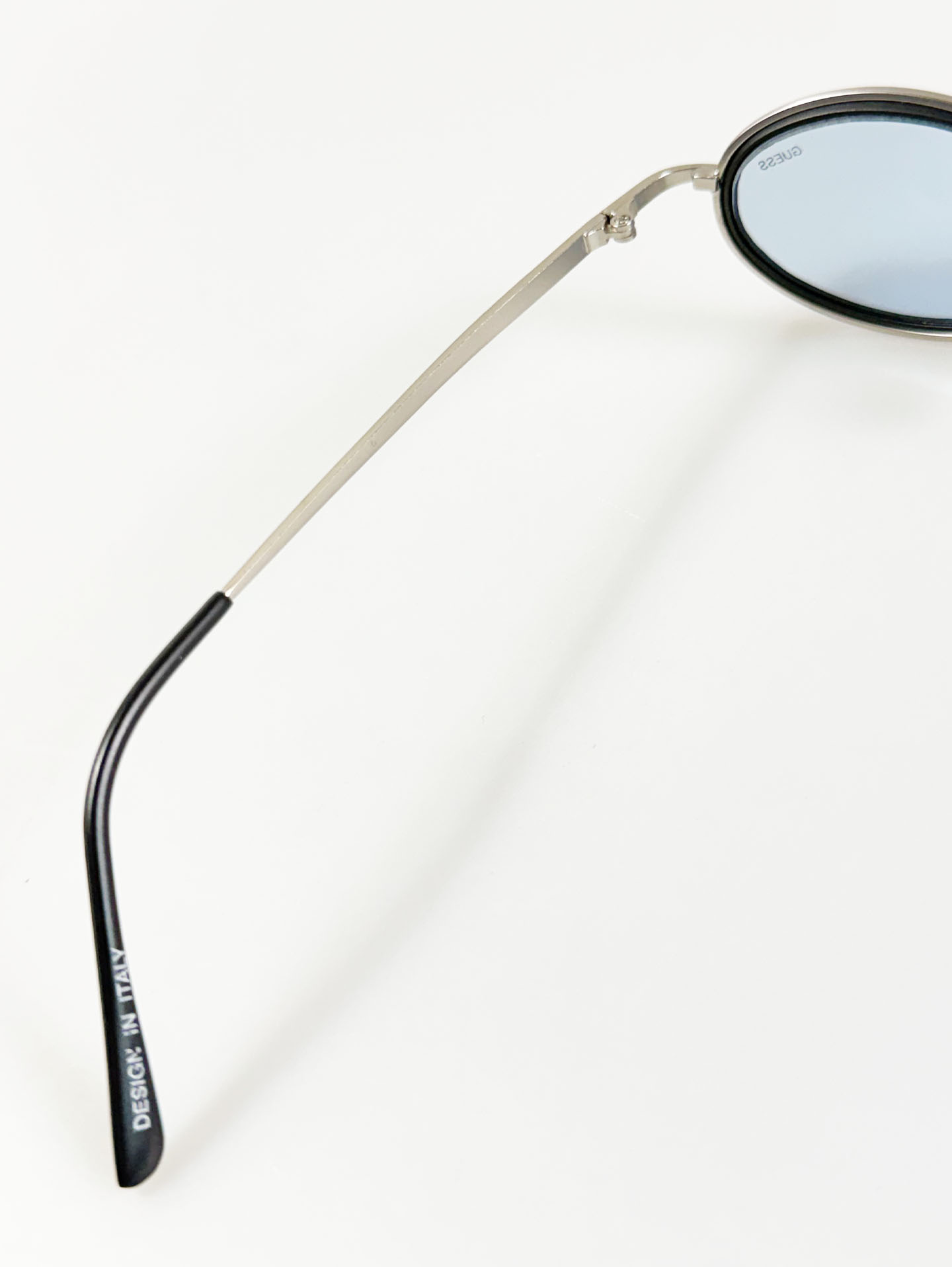 GUESS Silver Oval Metal Tint Sunglasses