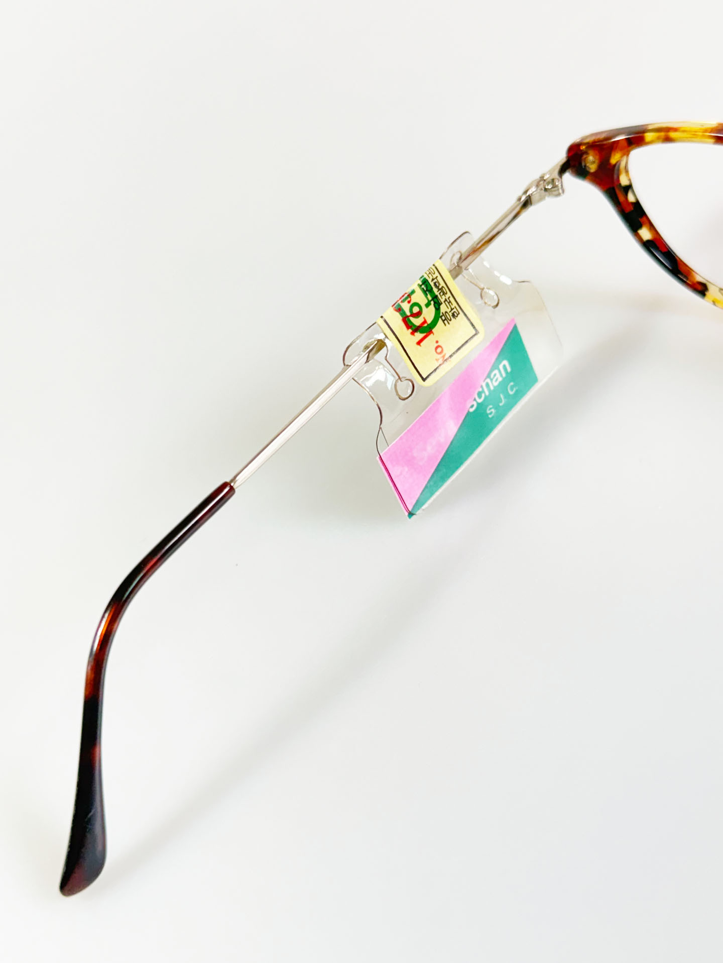 90's SEVA SCHAN Cat-Eye Horn-Rim Frame Glasses