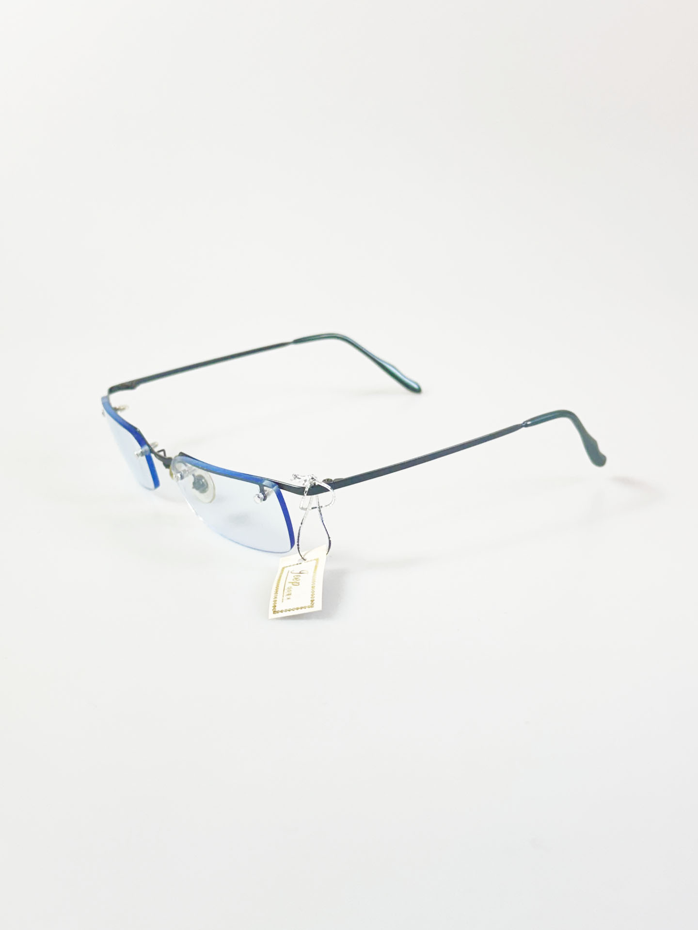 JEEP Semi-Rimless Square Metal Tinted Glasses