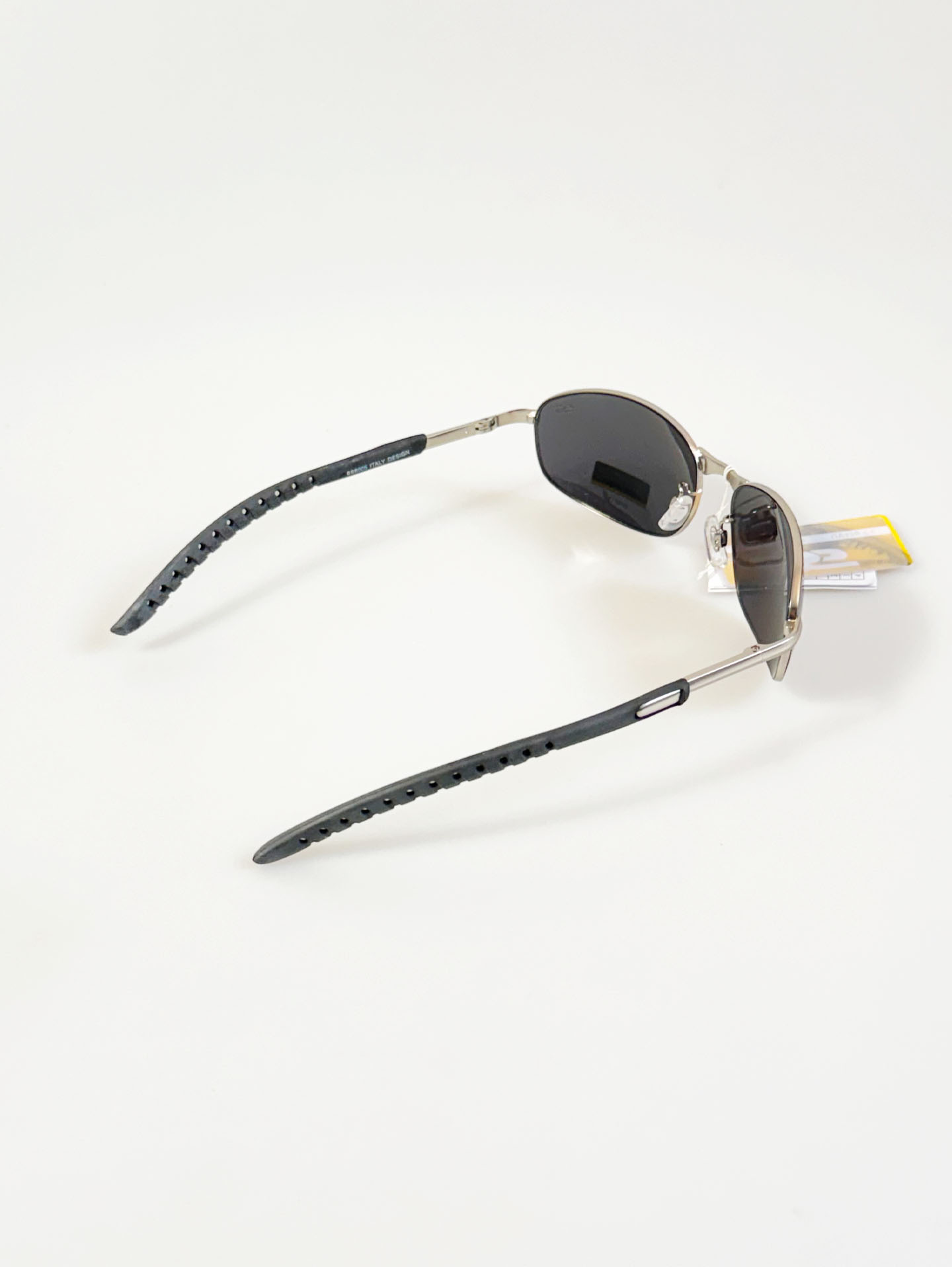 SS EYEWEAR Silver Slim Square Metal Frame Sunglasses