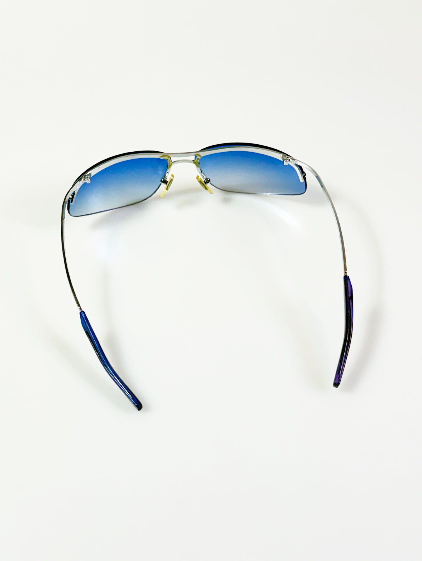 90’s Donkey In NewYork Rimless Square Tinted Sunglasses