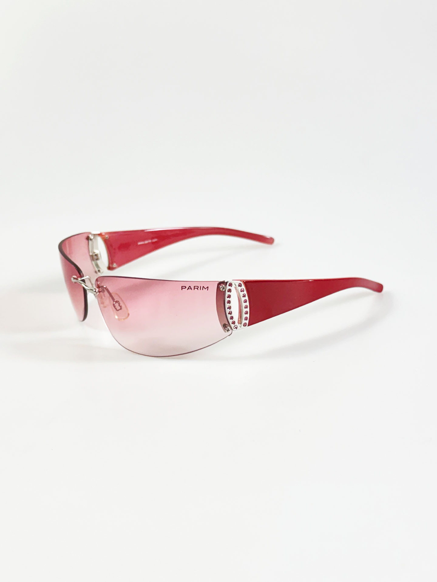 PARIM Rimless Shield Wraparound Tint Sunglasses
