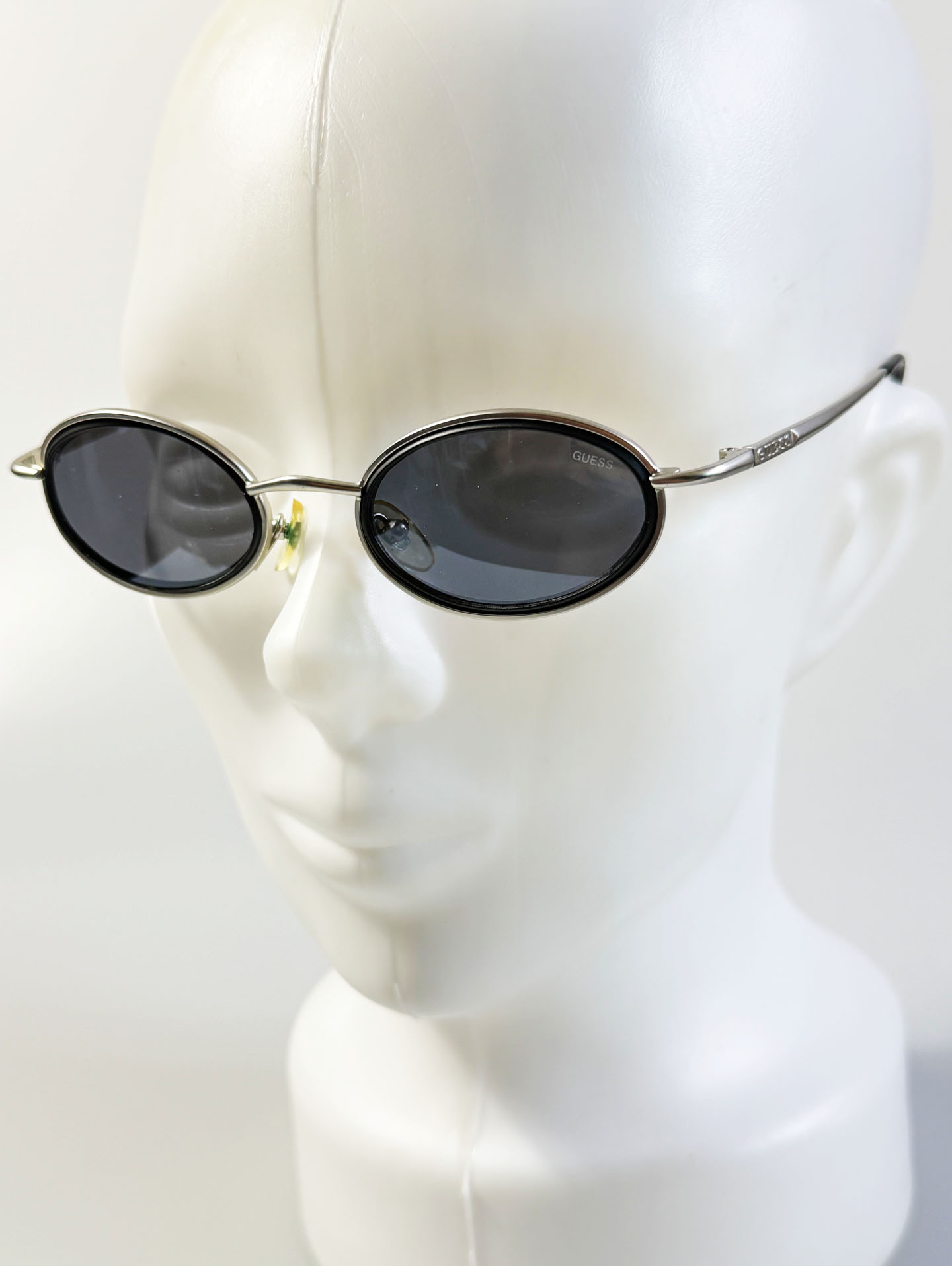 GUESS Silver Combi Oval Metal Sunglasses