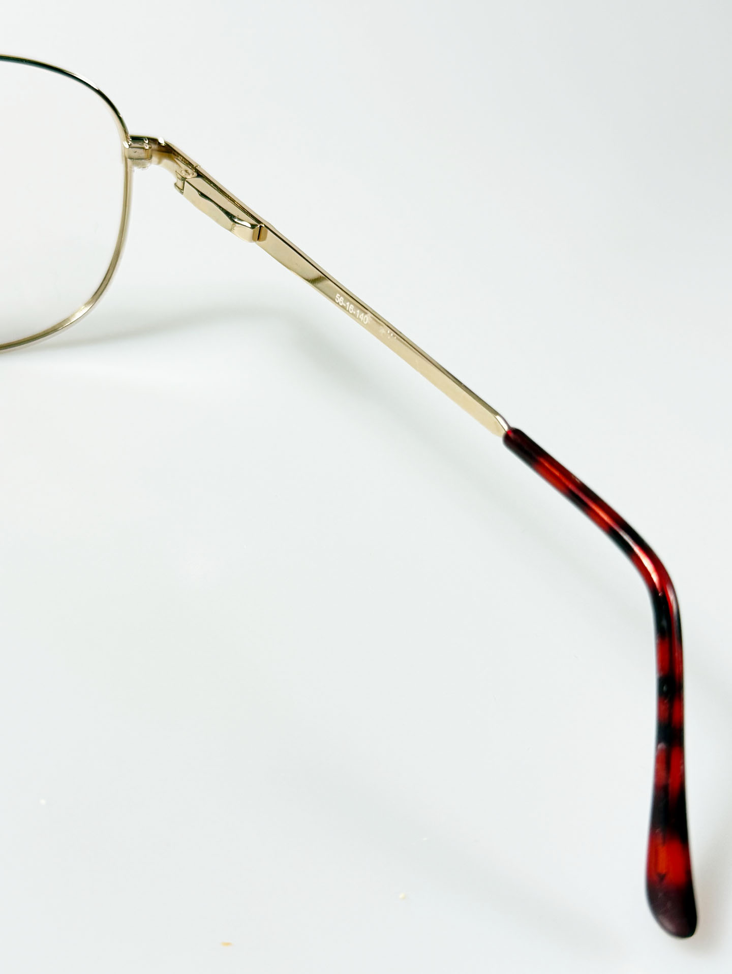 90's ELAN Gold Double-Bridge Aviator Metal Glasses