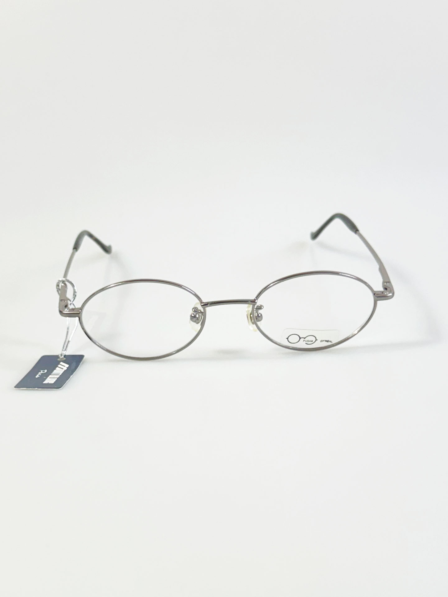MONT BLANC PARIS Silver Slim Oval Metal Frame Glasses