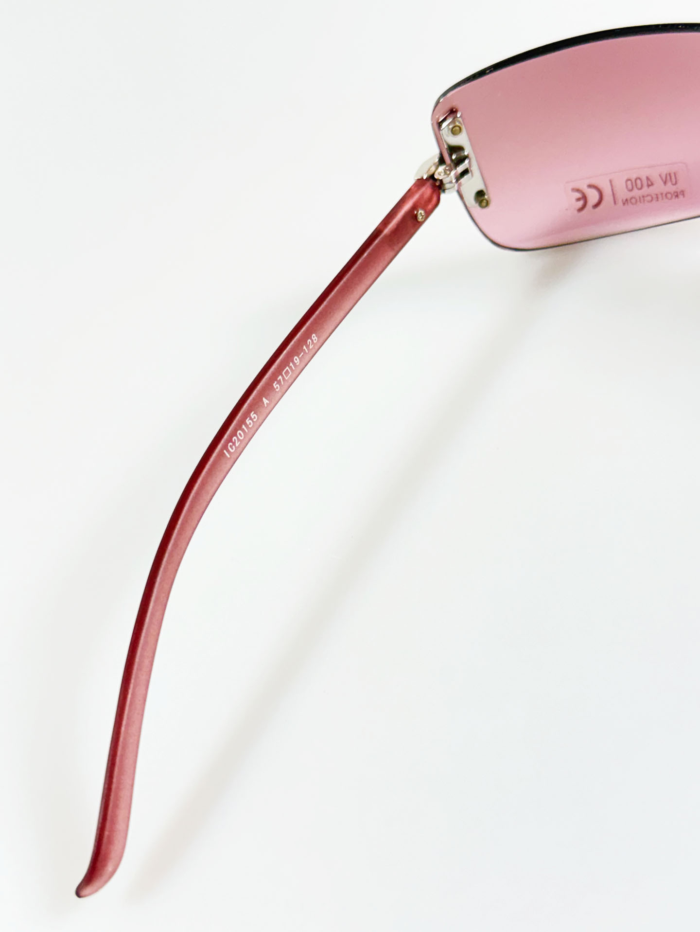 I.COM Rimless Square Metal Tint Sunglasses