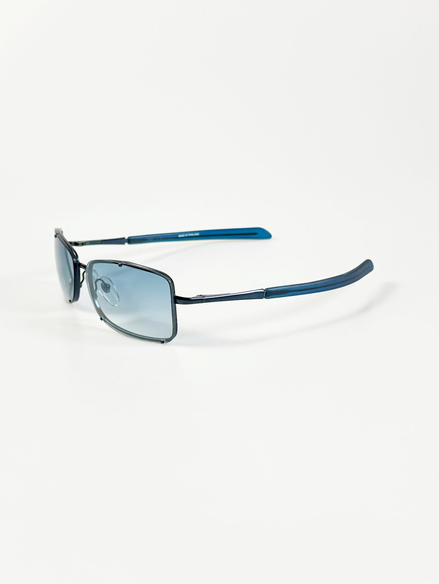 IXRON Rimless Square Metal Tint Sunglasses
