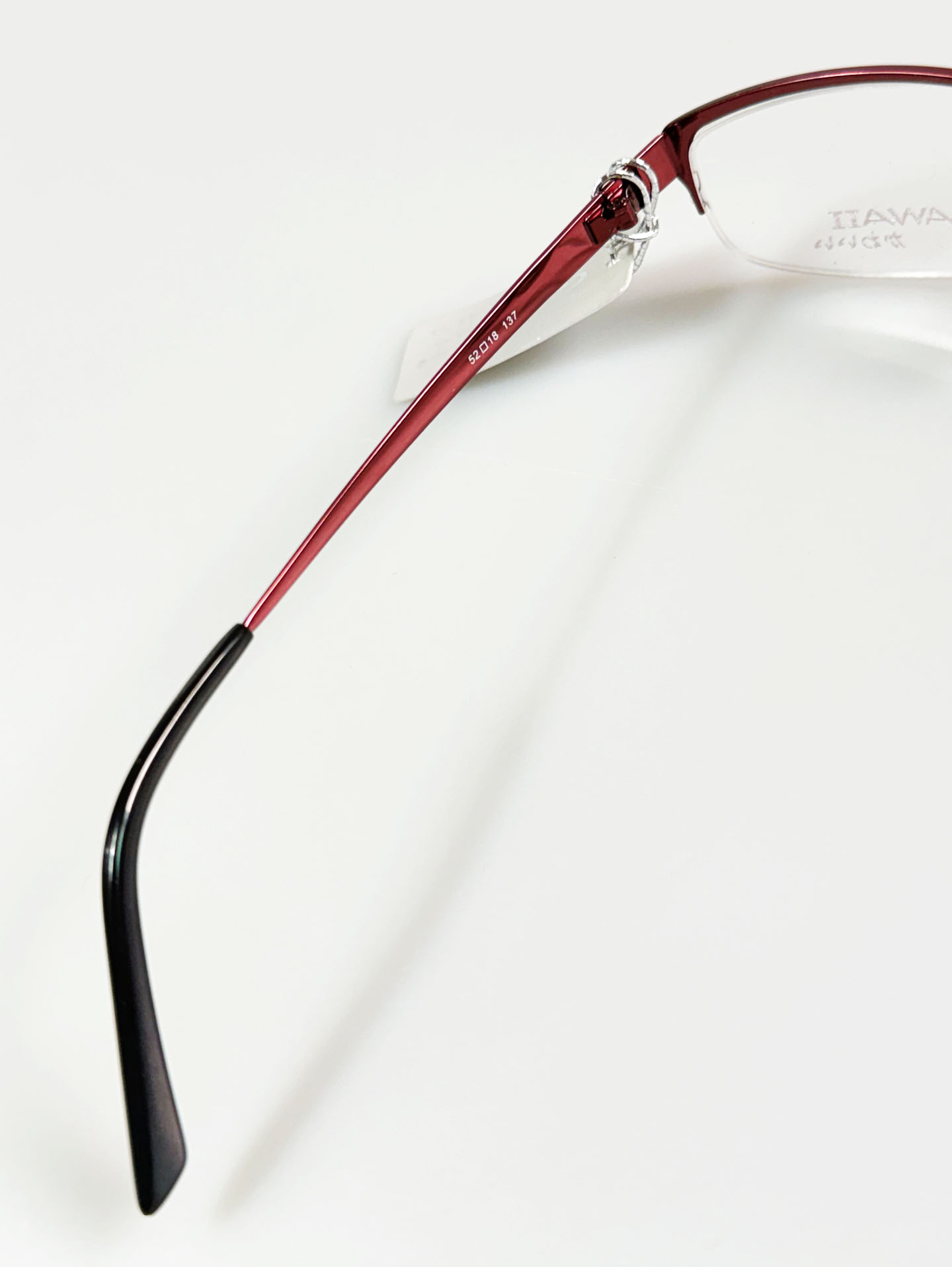 Series 01. GAWAII Vintage Titanium Semi-Rimless Eyewear Collection