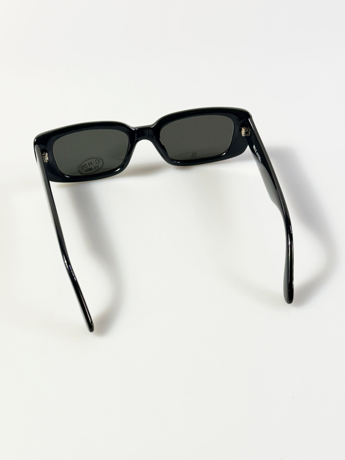 BELCANTO Bold Black Square Frame Sunglasses