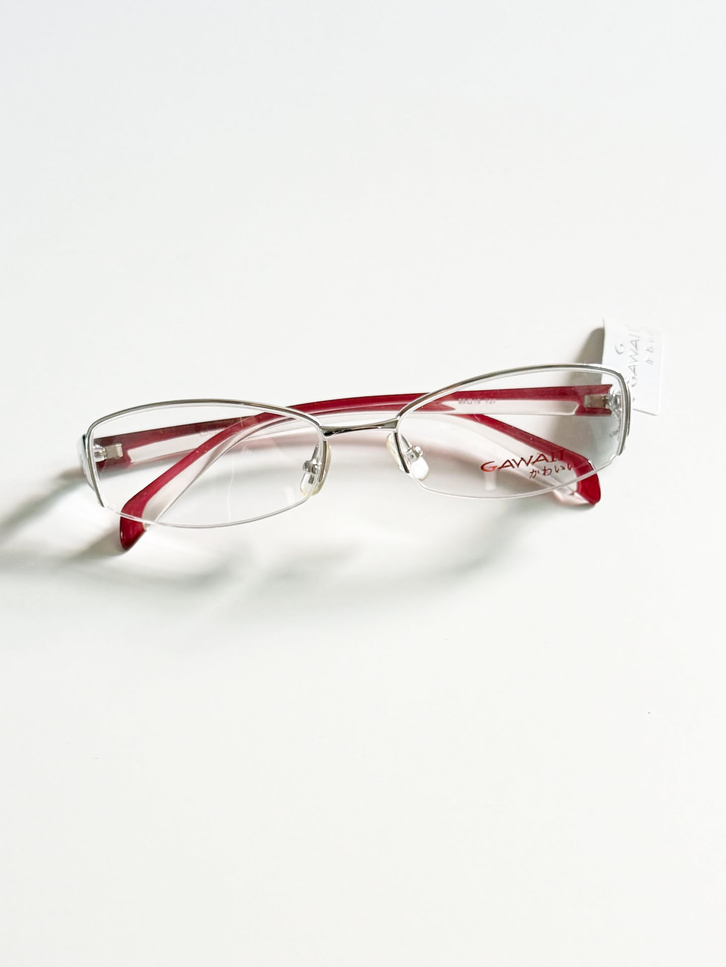 GAWAII Titanium Semi-Rimless Glasses Collection Series 02.