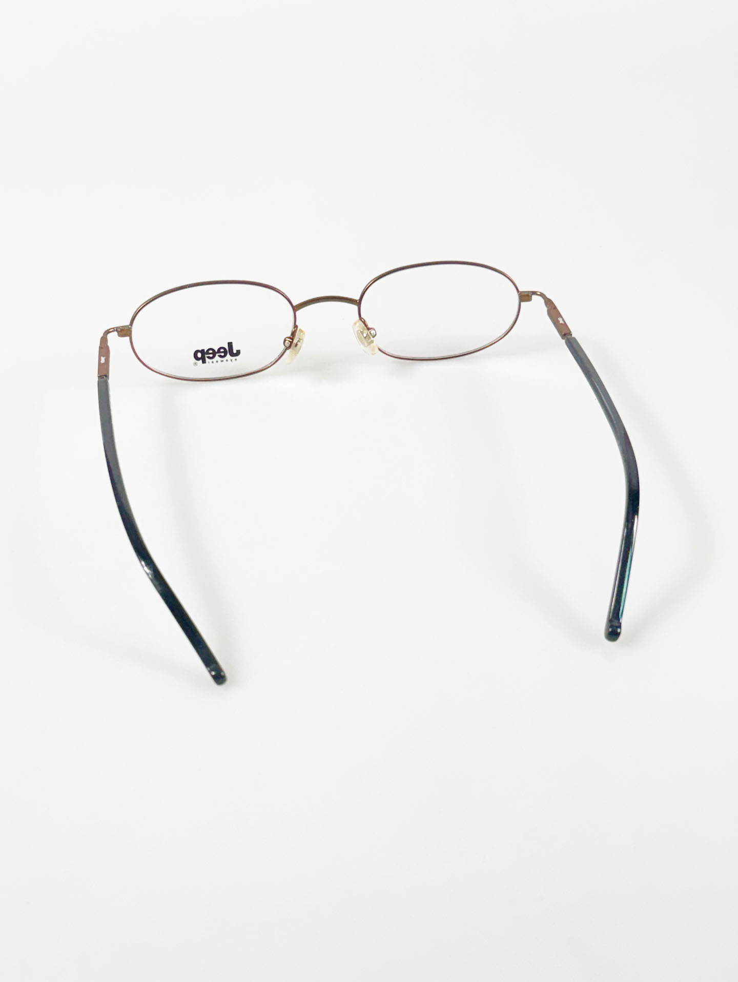 JEEP Bronze Slim Oval Metal Glasses