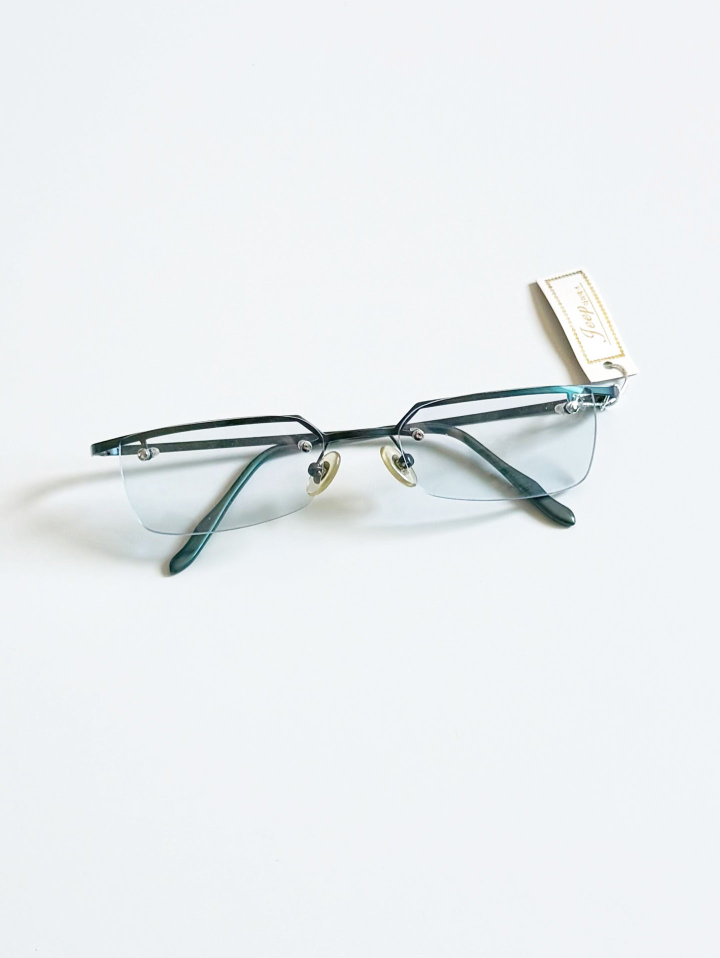 JEEP Semi-Rimless Square Metal Tinted Glasses
